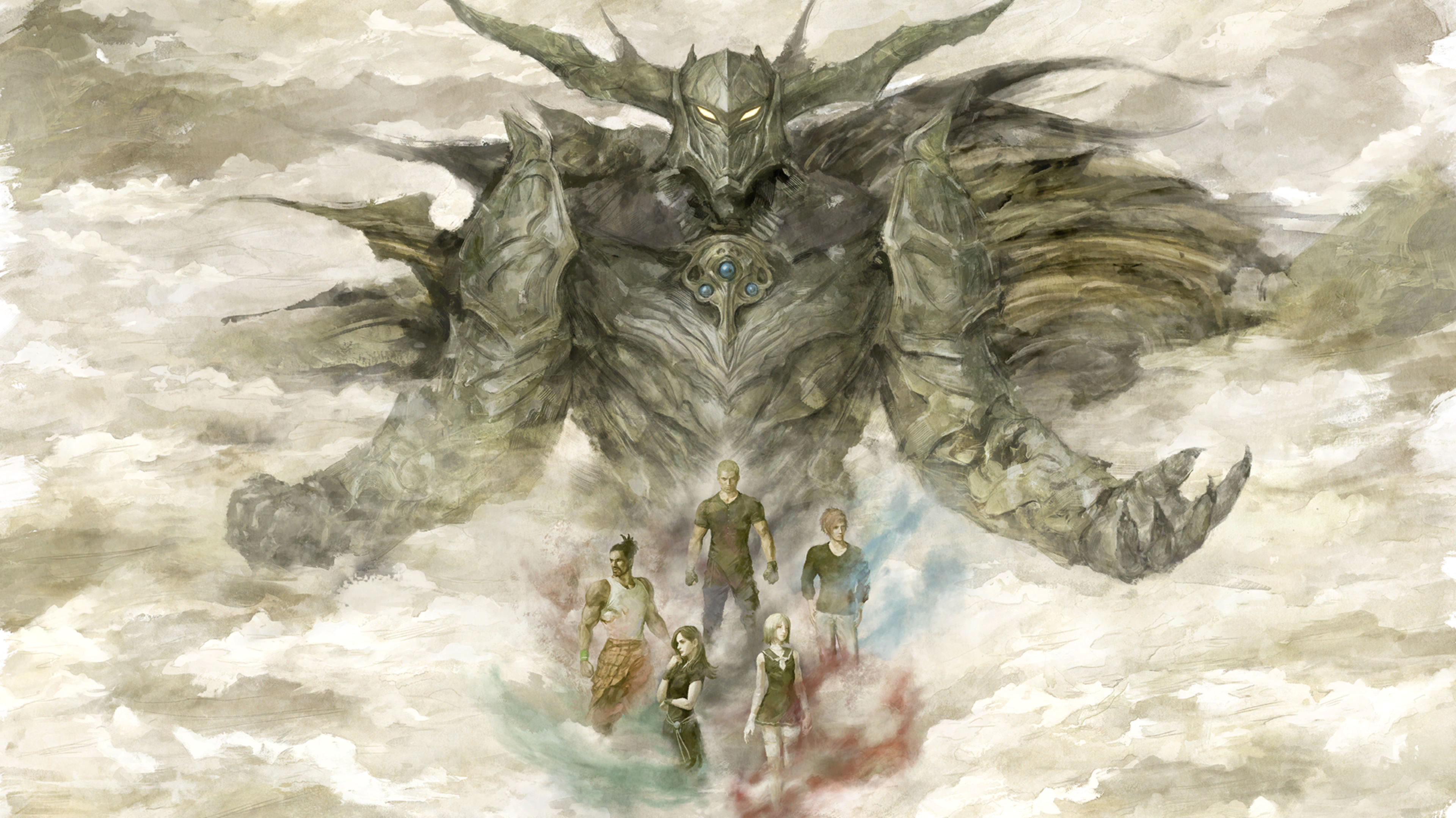 4K Warriors of Light and Garland in Final Fantasy HD Wallpaper