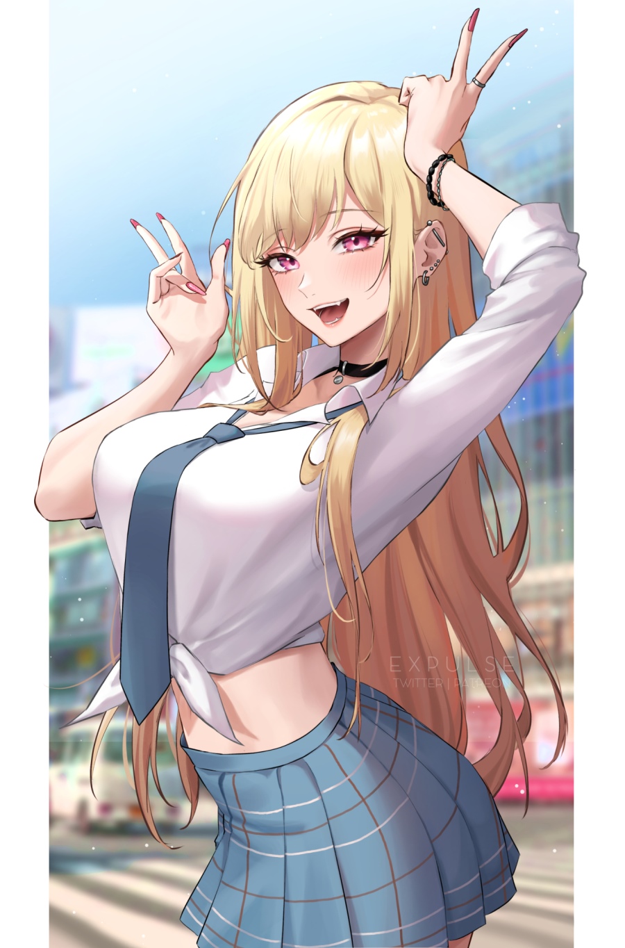 Kitagawa Marin from Sono Bisque Doll wa Koi wo Suru HD Phone Wallpaper