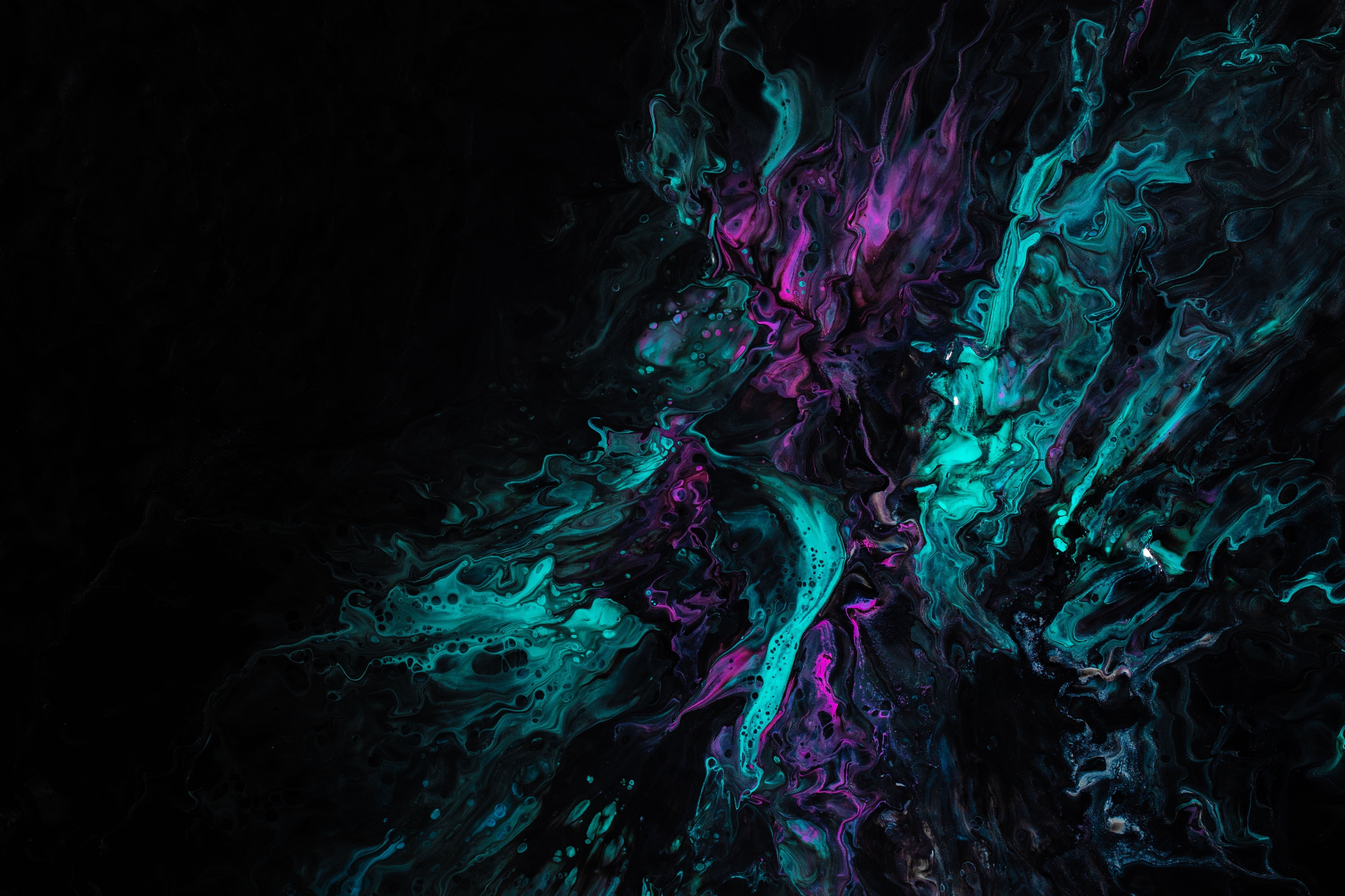 Abstract 4K wavy lines pattern HD Wallpaper