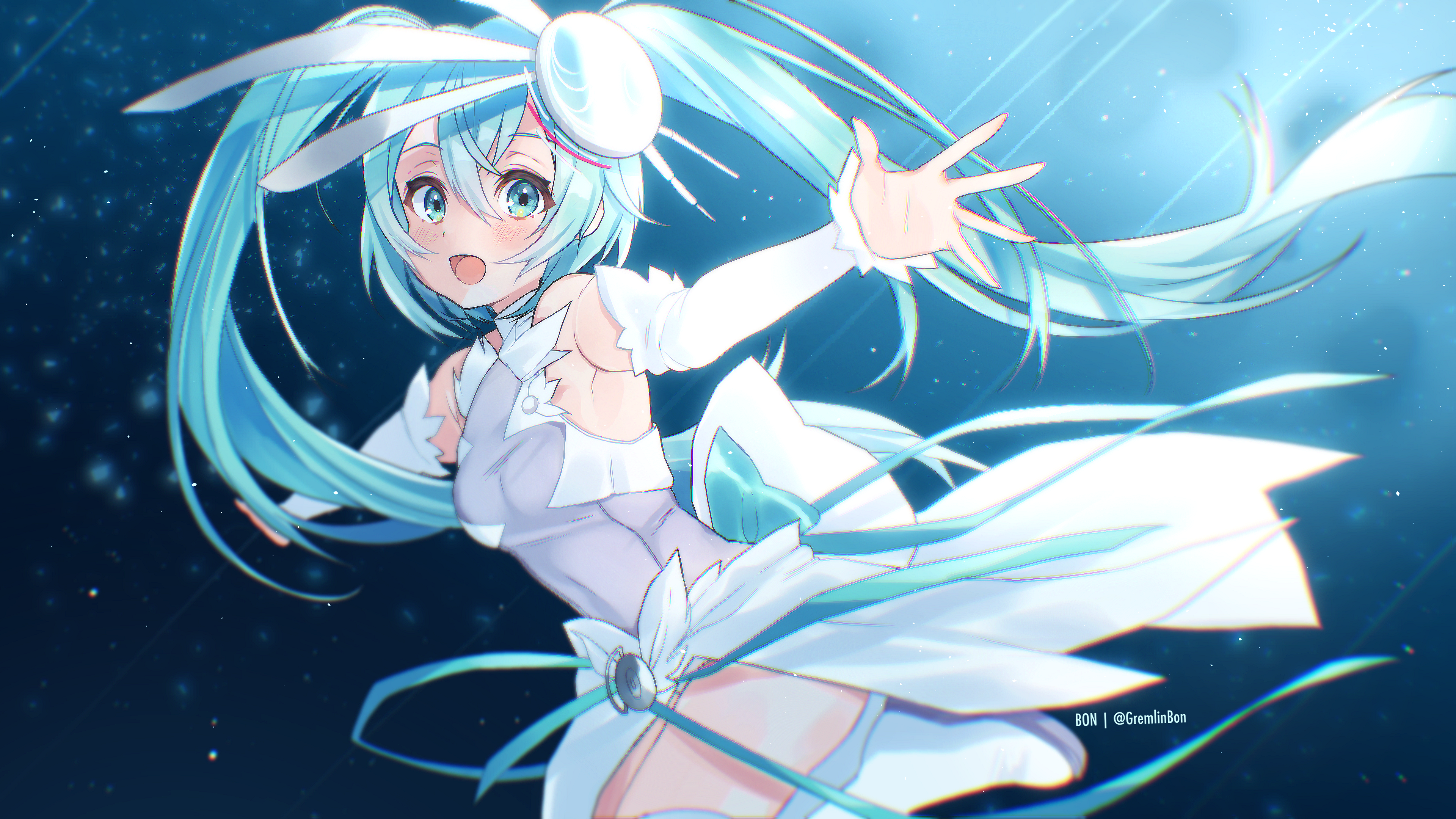 4K Hatsune Miku Vocaloid HD Wallpaper