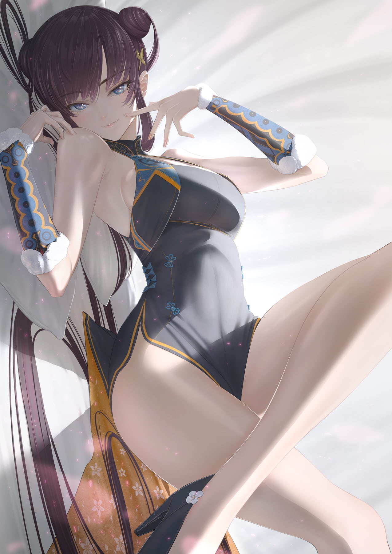 Yang Guifei from Fate/Grand Order in a Chinese dress HD Phone Wallpaper