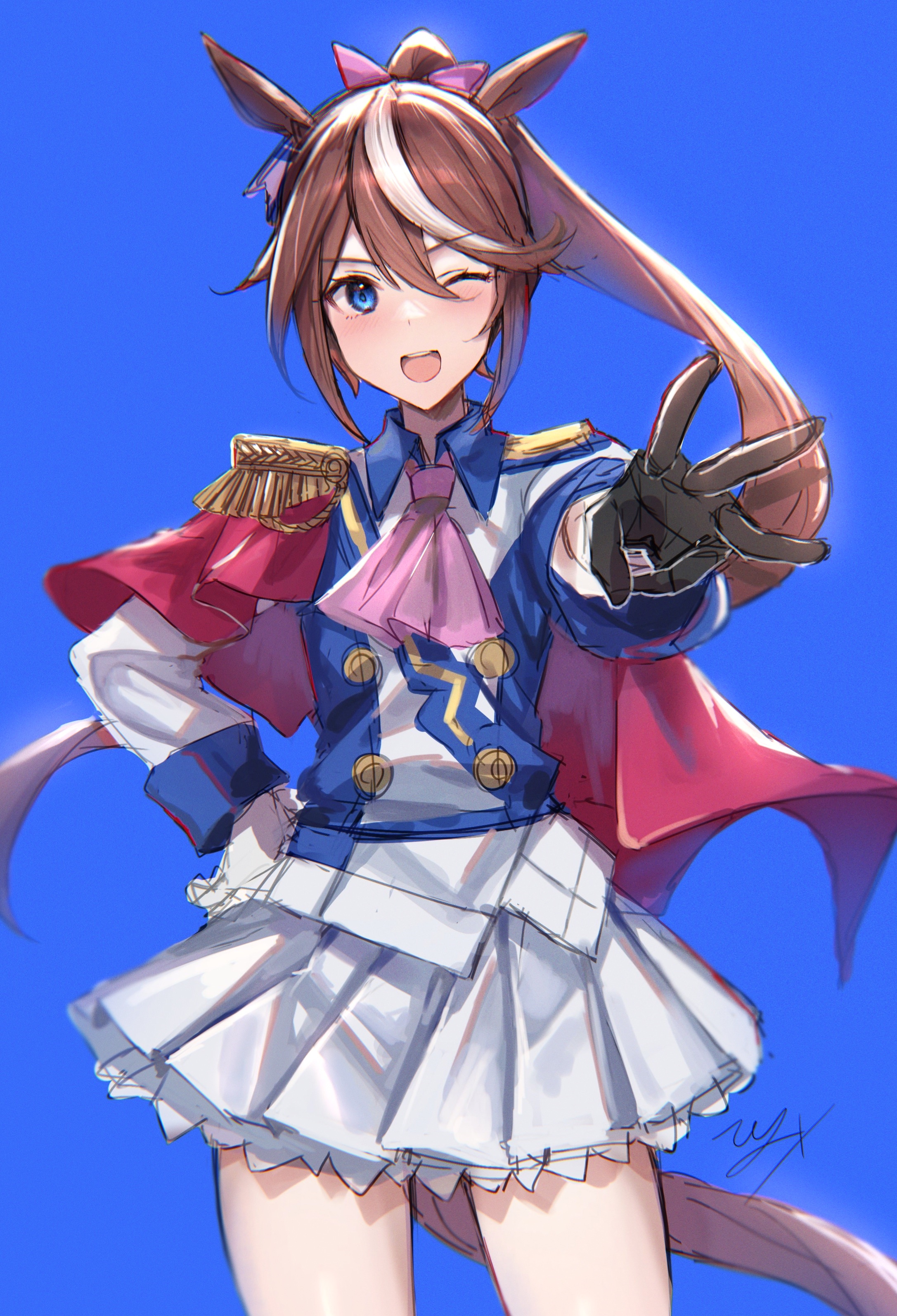Tokai Teio from Uma Musume Pretty Derby fan art HD Phone Wallpaper