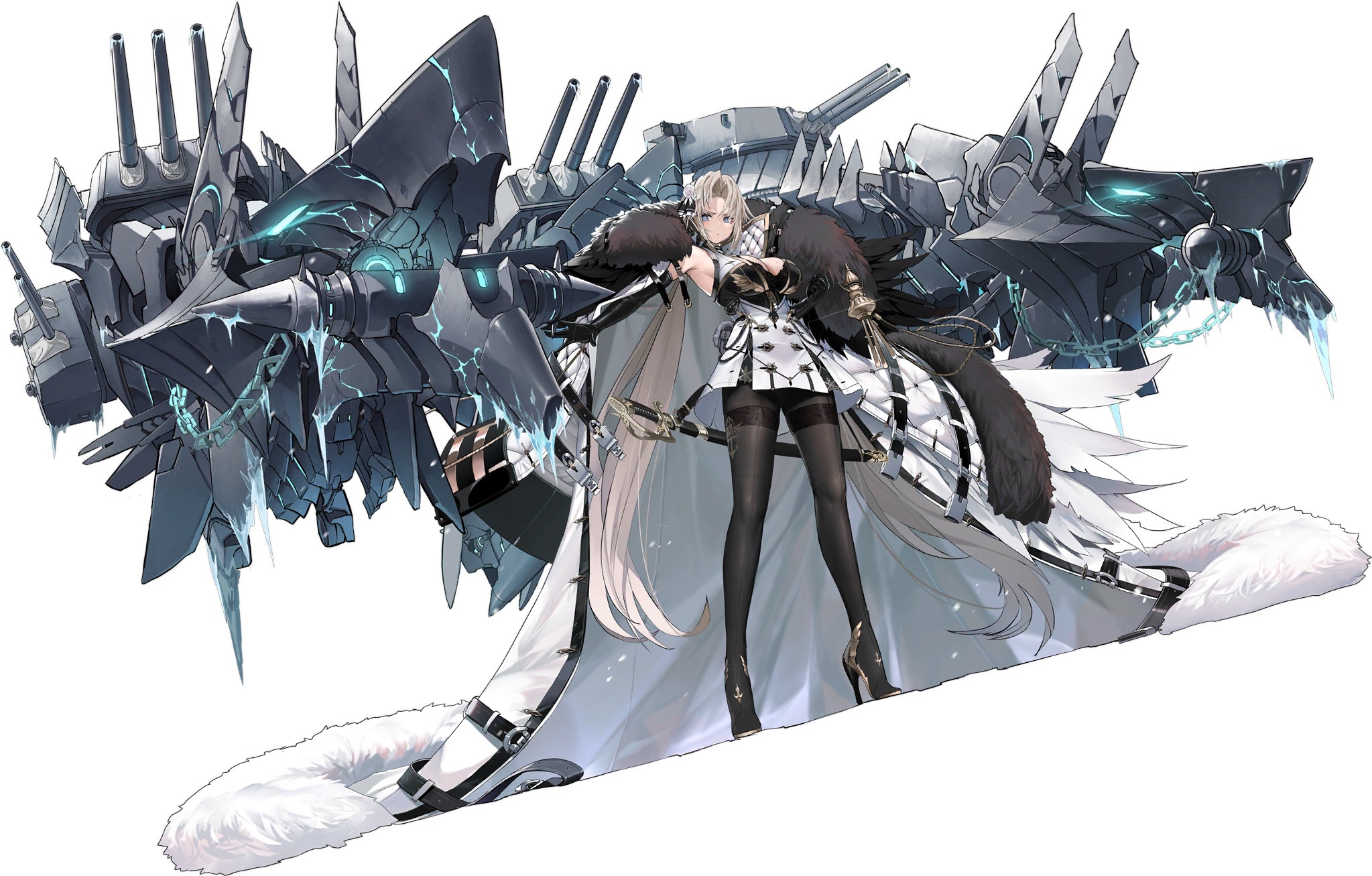 Kronshtadt from Azur Lane with mechanical rigging HD Wallpaper