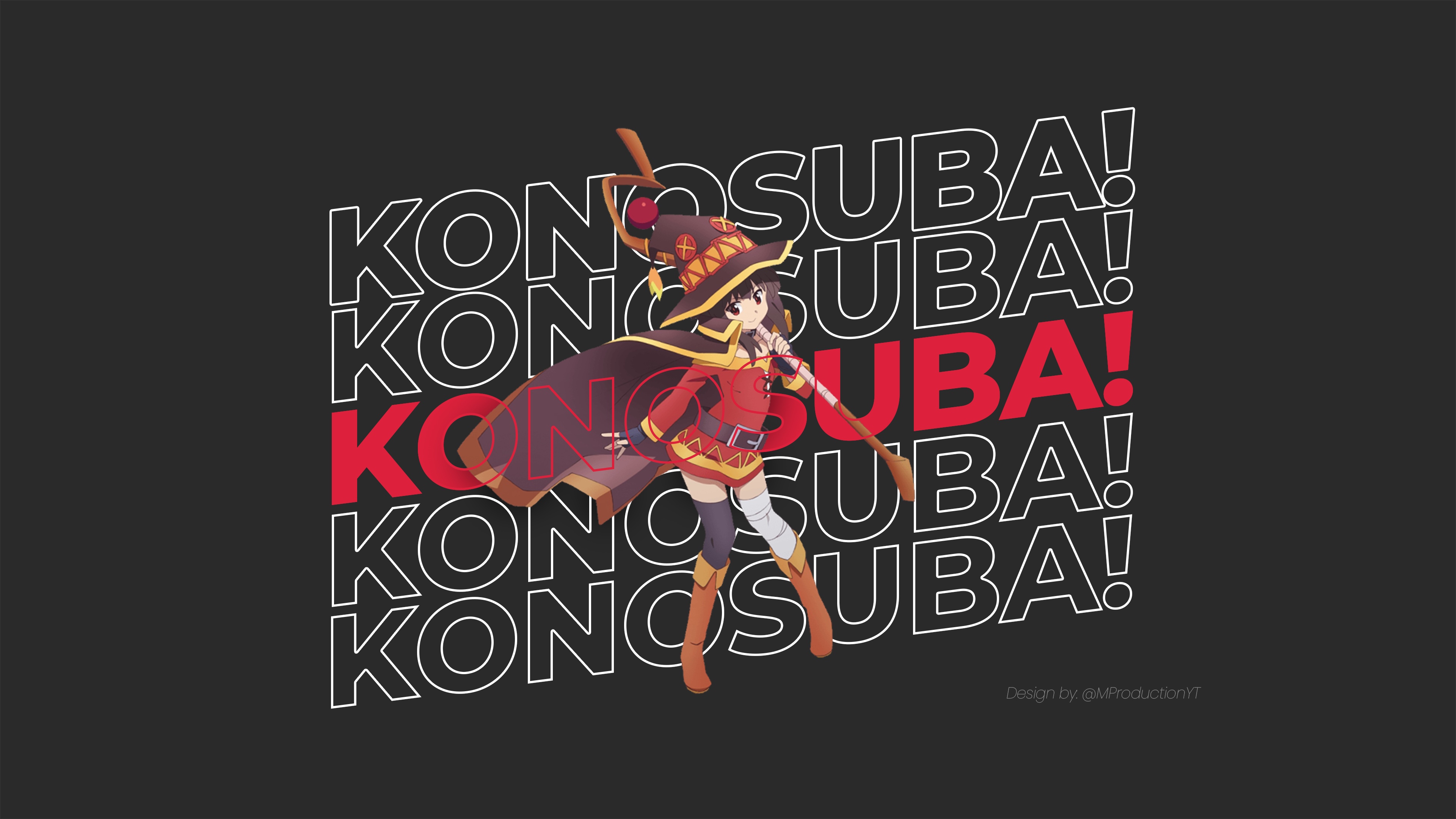 Megumin from Kono Subarashii Sekai ni Shukufuku wo! 4K HD Wallpaper