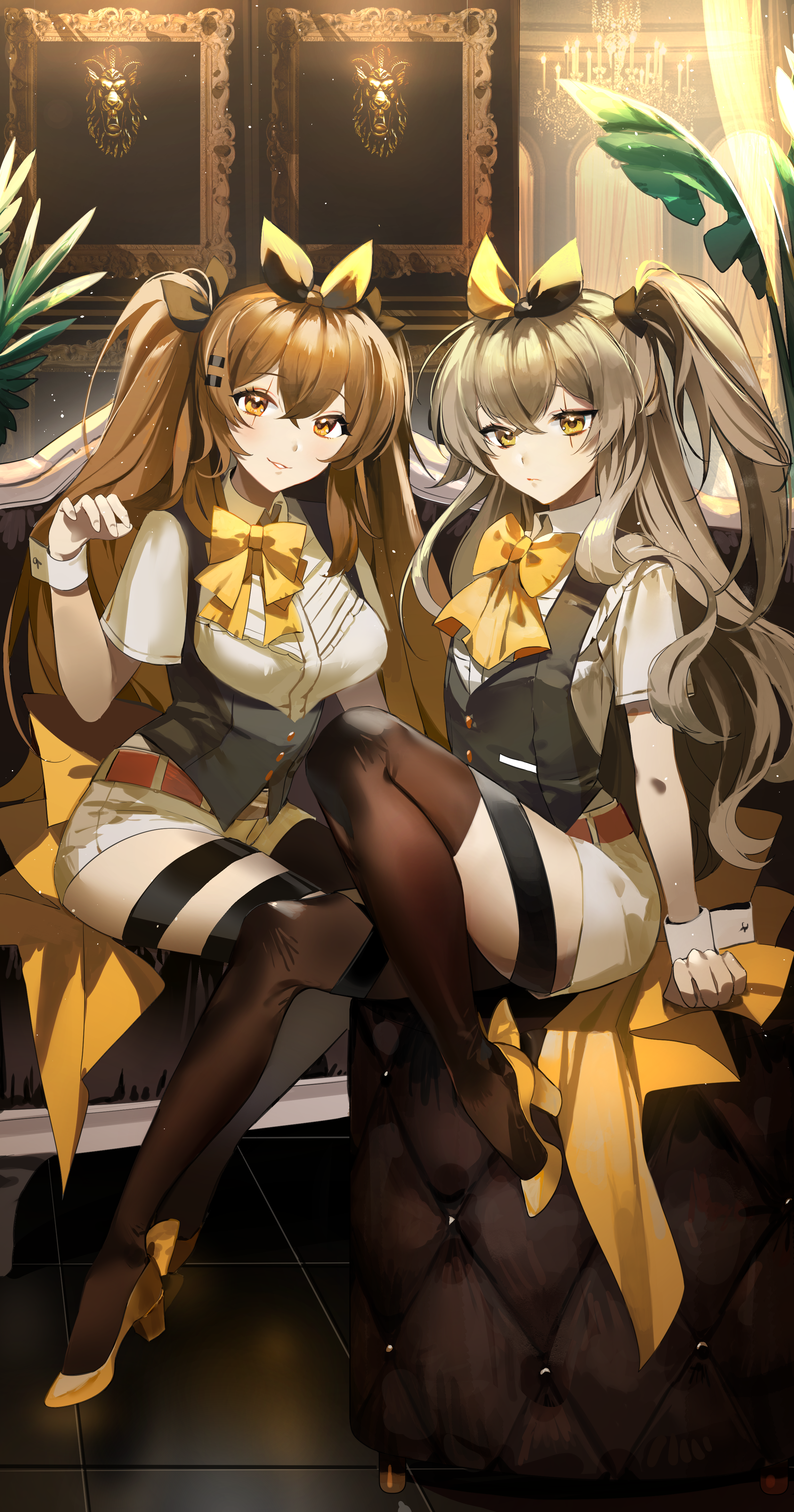 UMP9 and UMP45 from Girls Frontline HD Phone Wallpaper