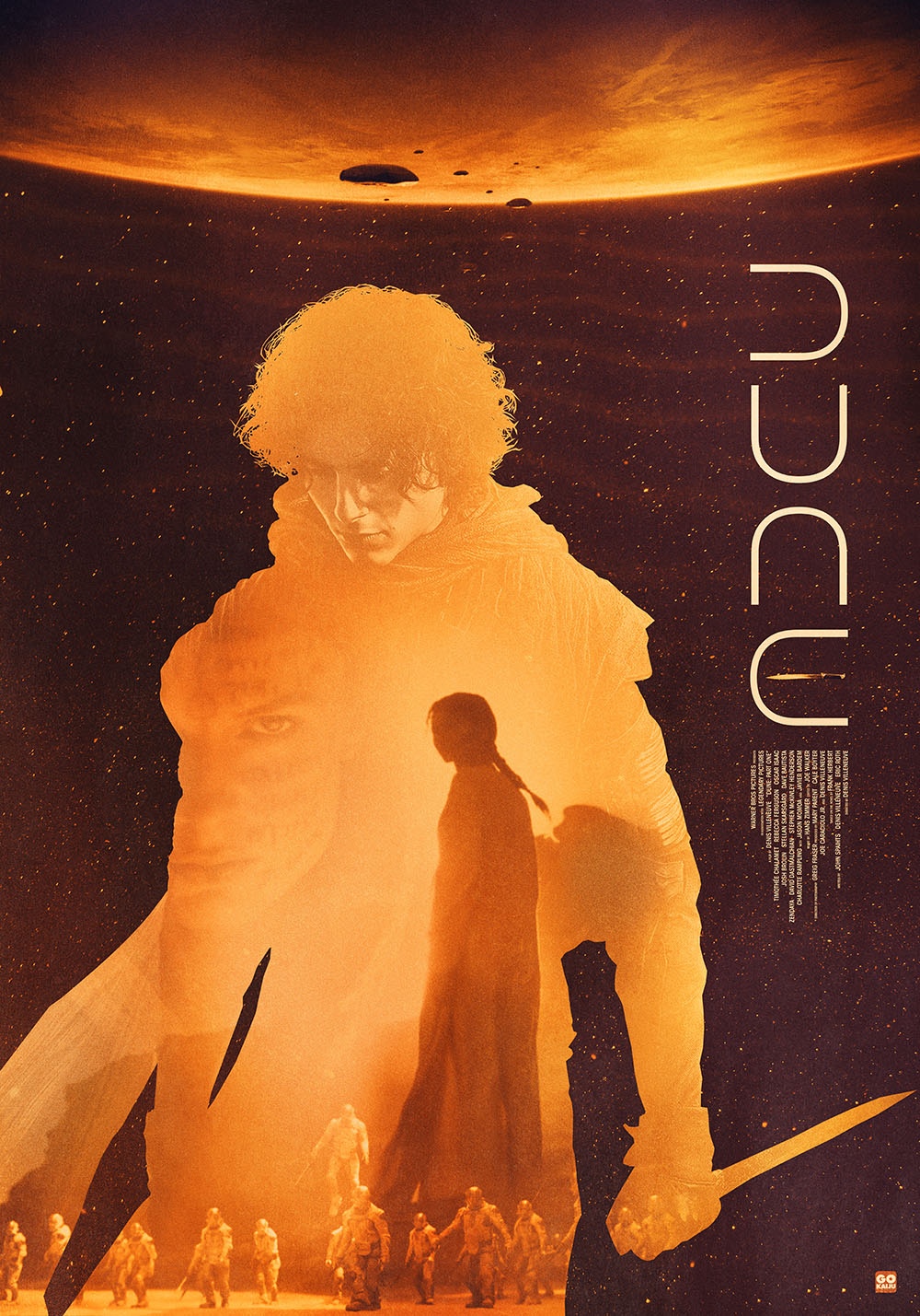 Dune Movie Poster with Timothée Chalamet HD Phone Wallpaper