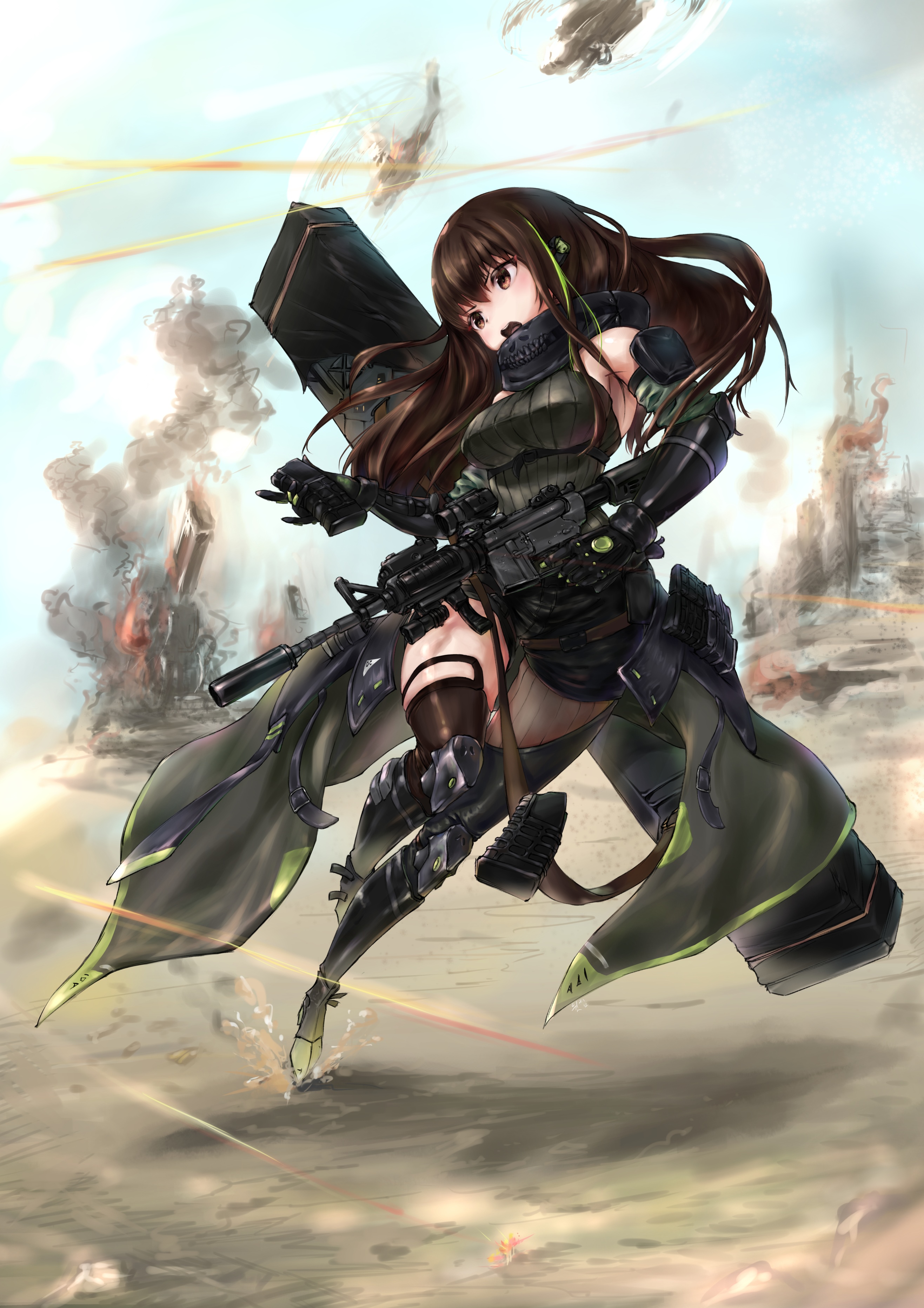 Girls Frontline M4A1 Fan Art HD Phone Wallpaper