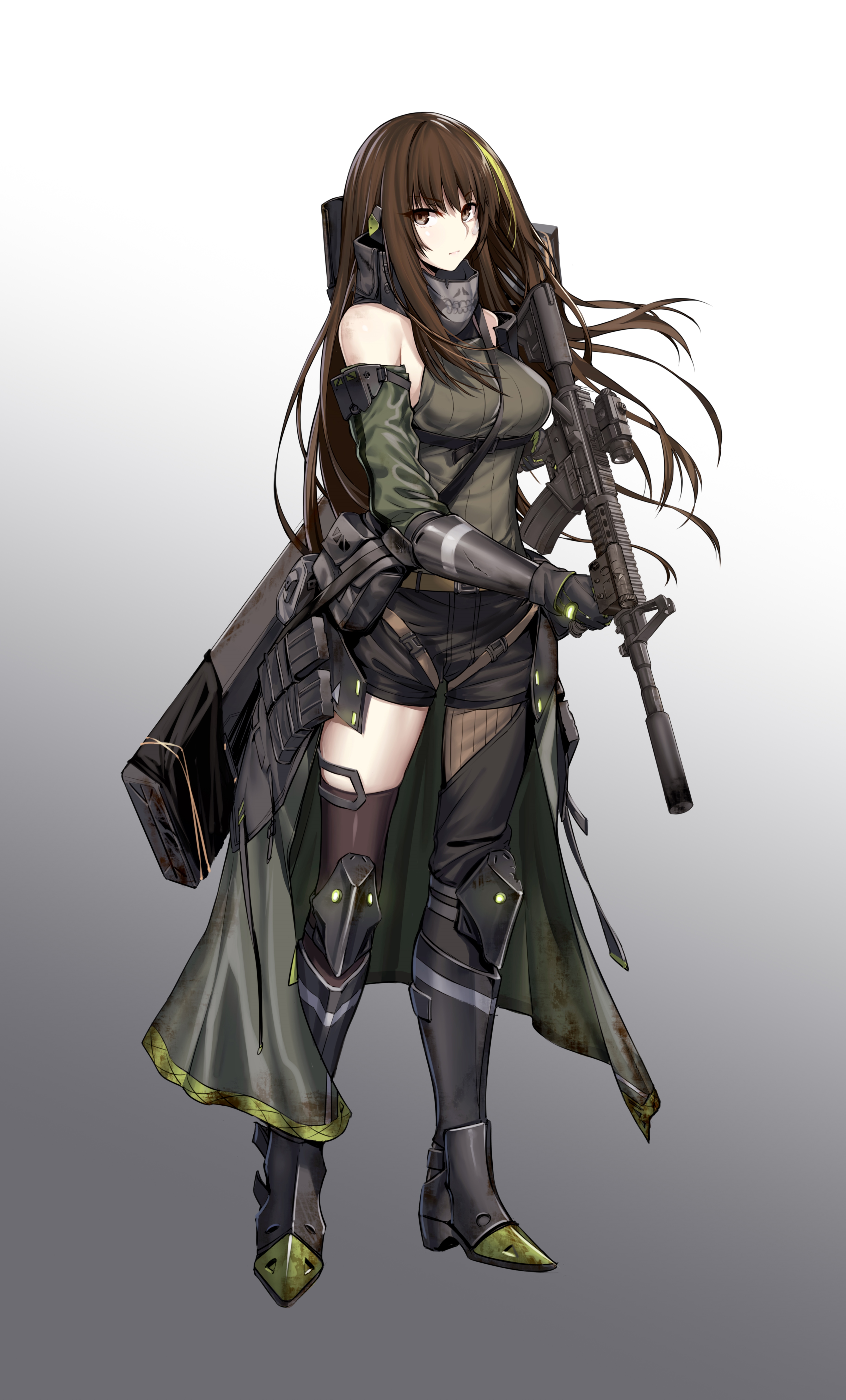 4K M4A1 from Girls Frontline fan art HD Phone Wallpaper