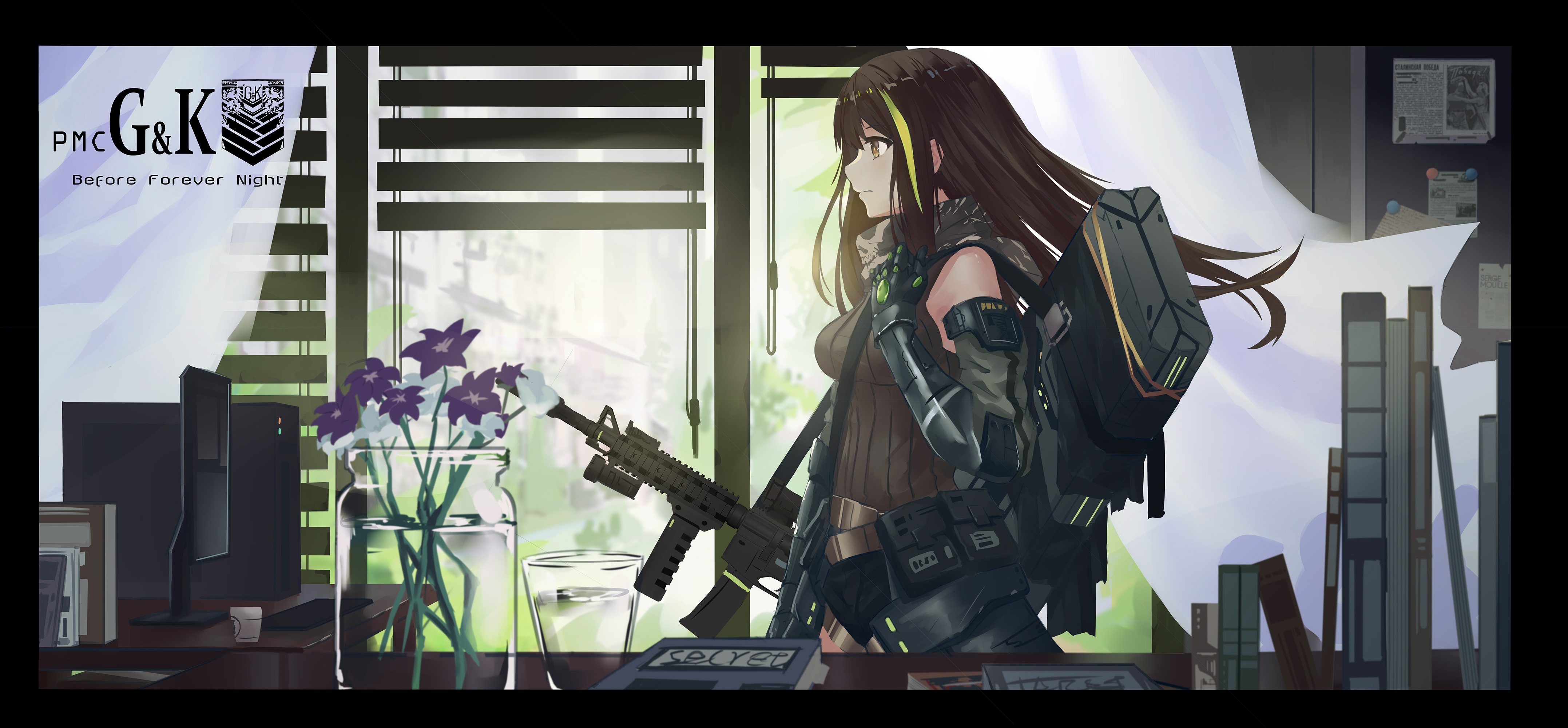 4K Girls Frontline M4A1 fan art HD Wallpaper