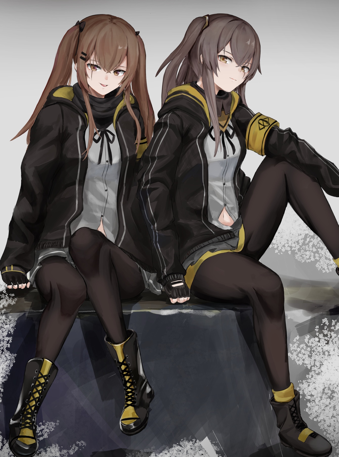UMP45 and UMP9 from Girls Frontline HD Phone Wallpaper