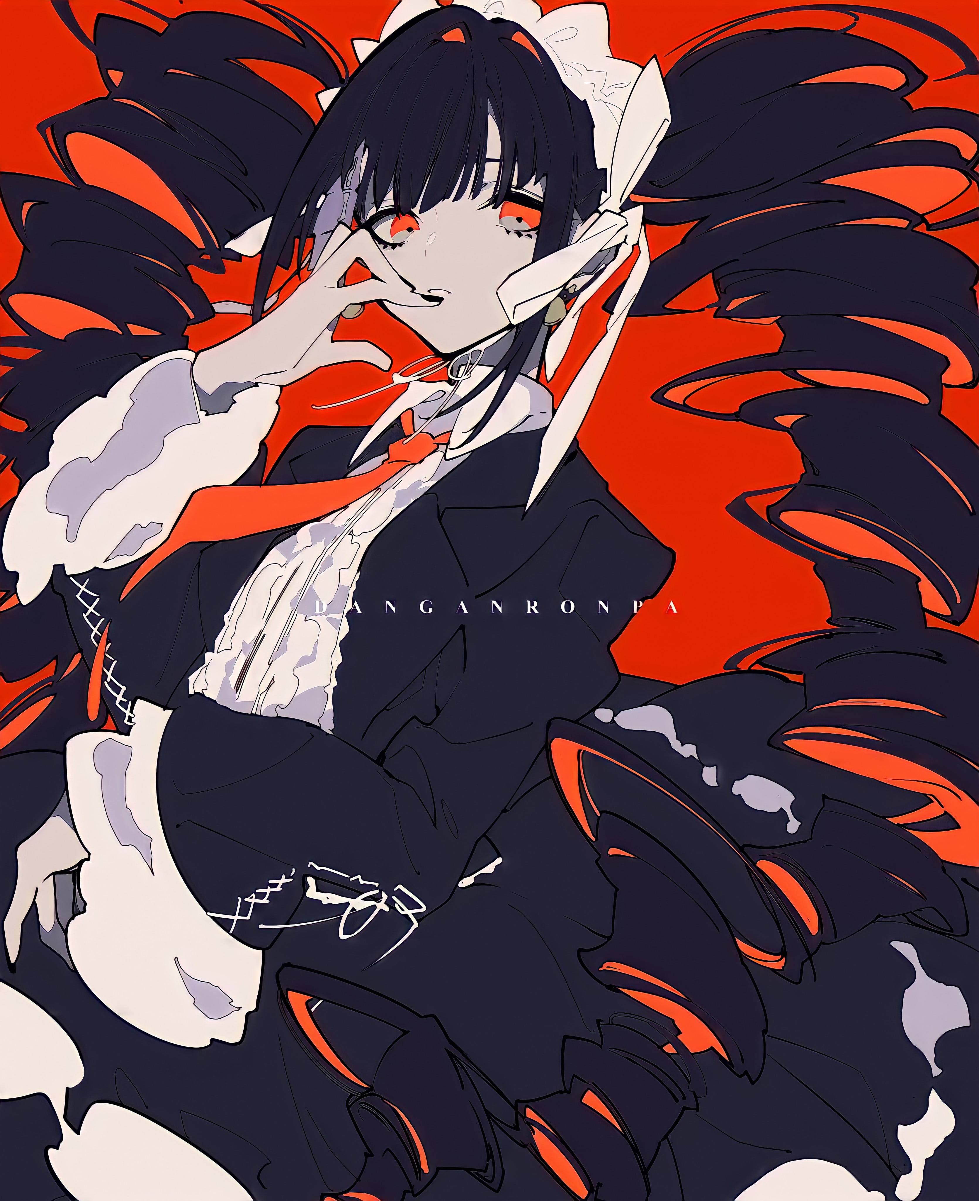 Celestia Ludenberg from Danganronpa HD Phone Wallpaper