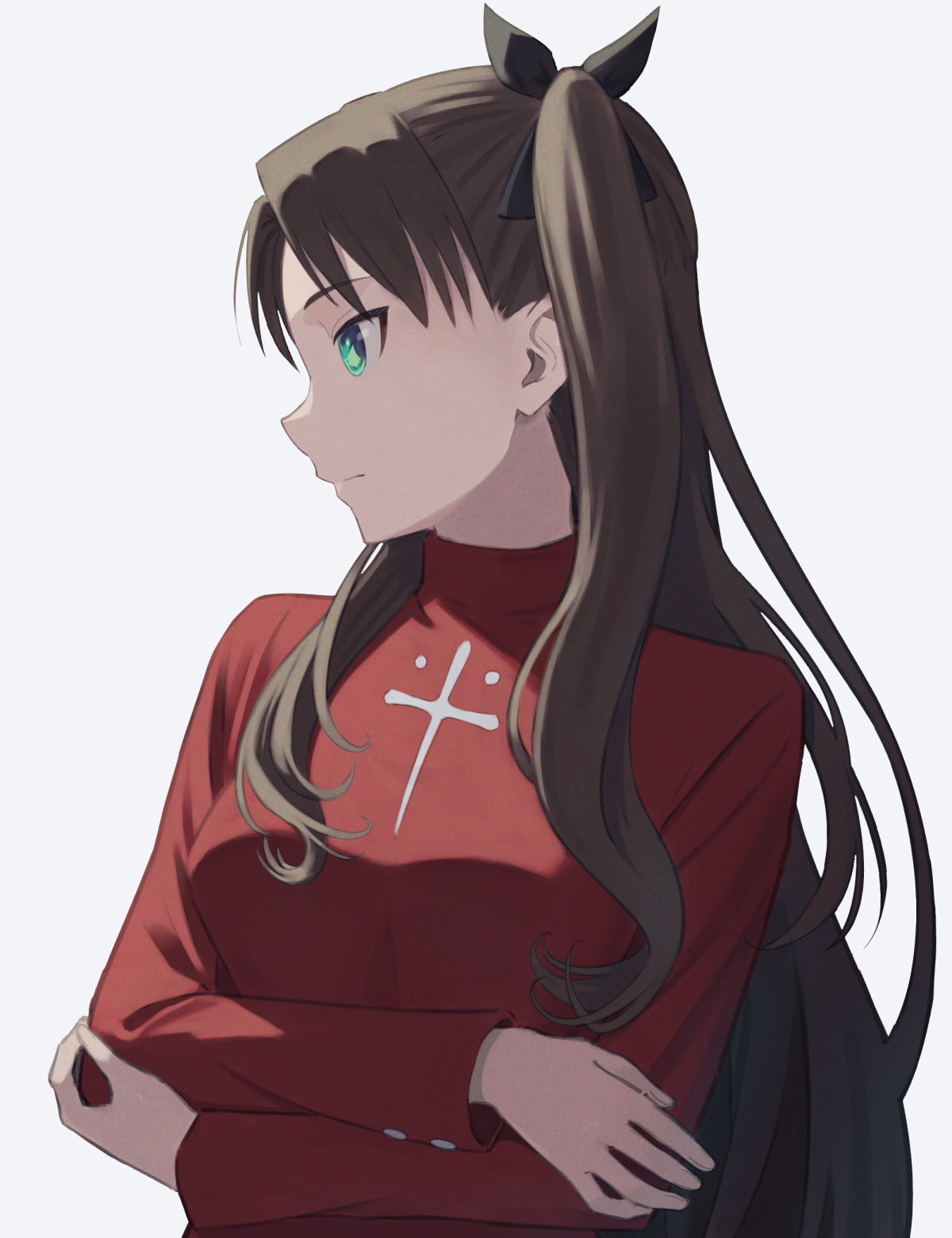 Tohsaka Rin from Fate/Stay Night fan art HD Phone Wallpaper