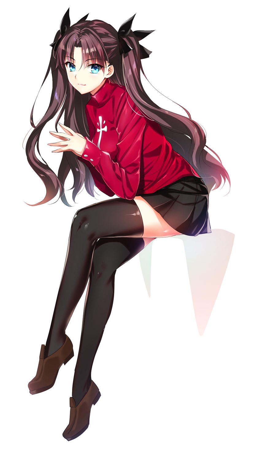 Rin Tohsaka from Fate/Stay Night fan art HD Phone Wallpaper
