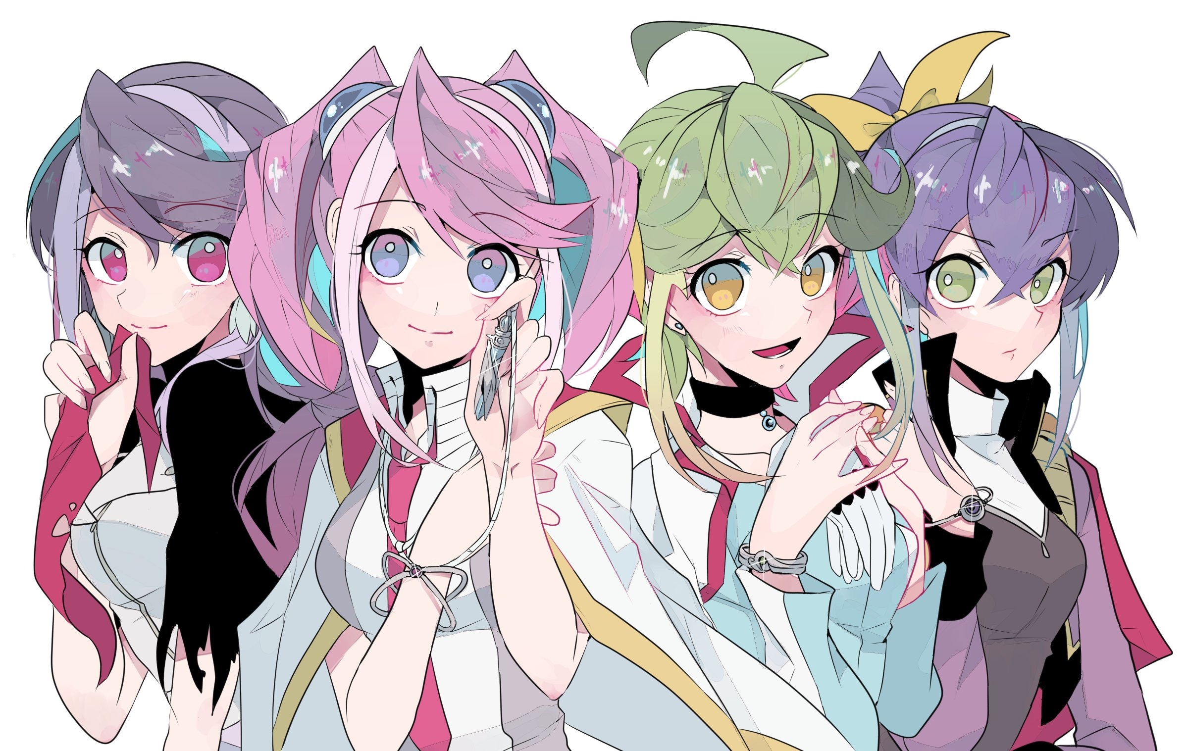 Yu-Gi-Oh! ARC-V Characters Fan Art HD Wallpaper