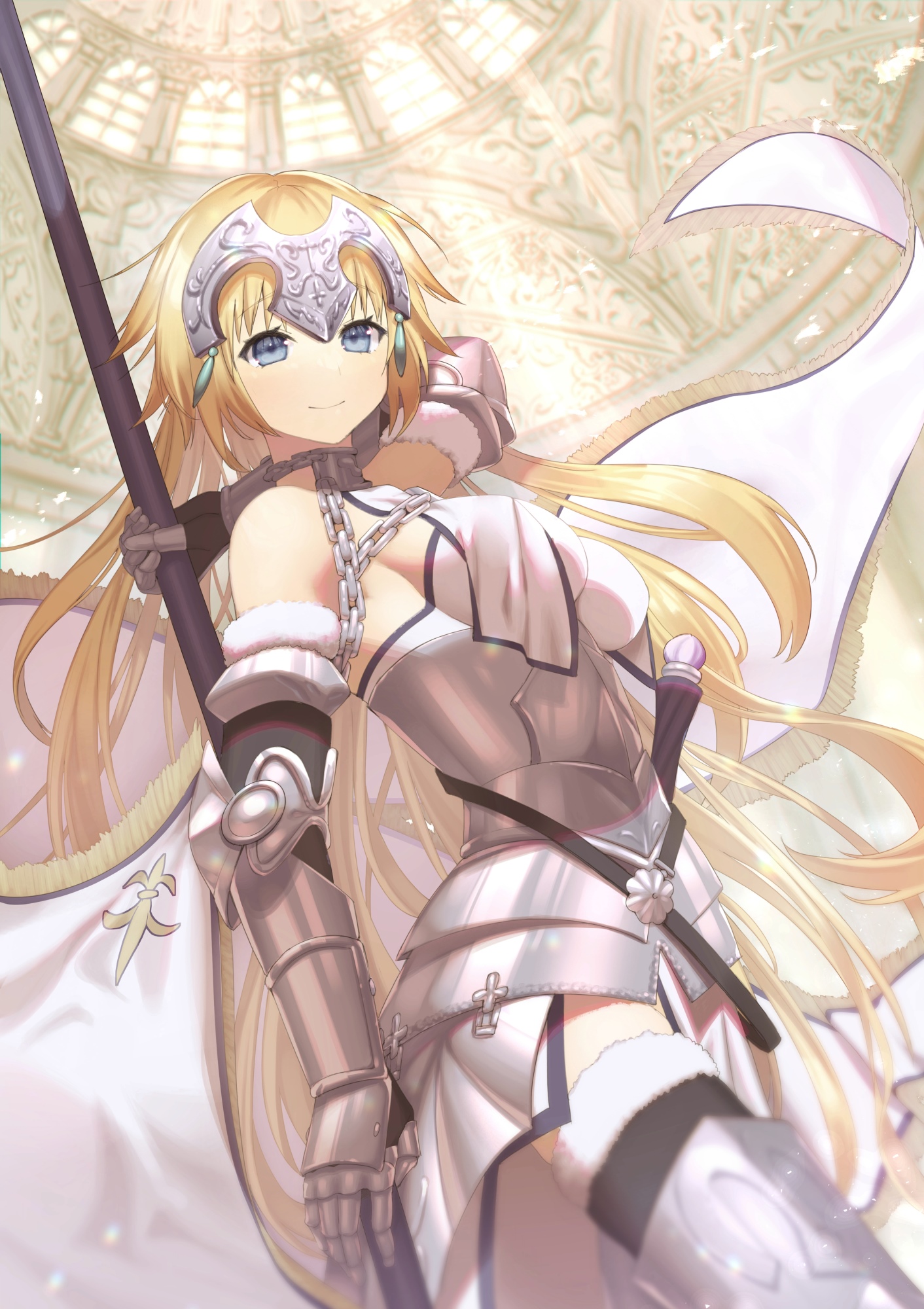Jeanne d'Arc from Fate/Grand Order HD Phone Wallpaper