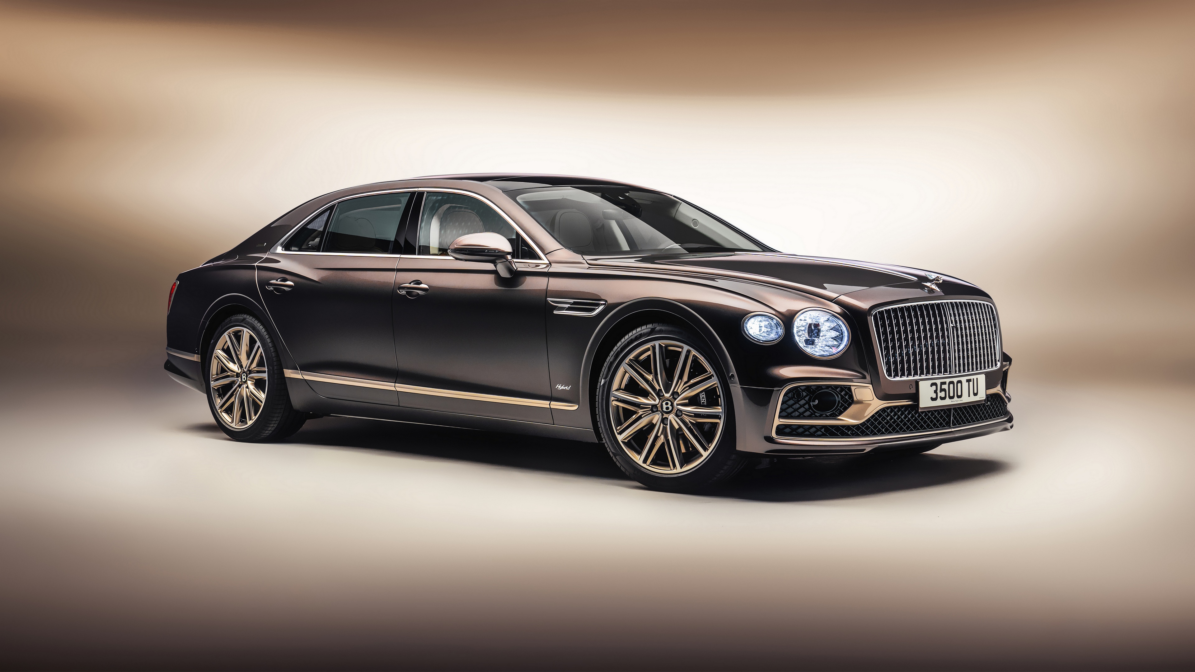 Bentley Flying Spur in a studio setting HD Wallpaper