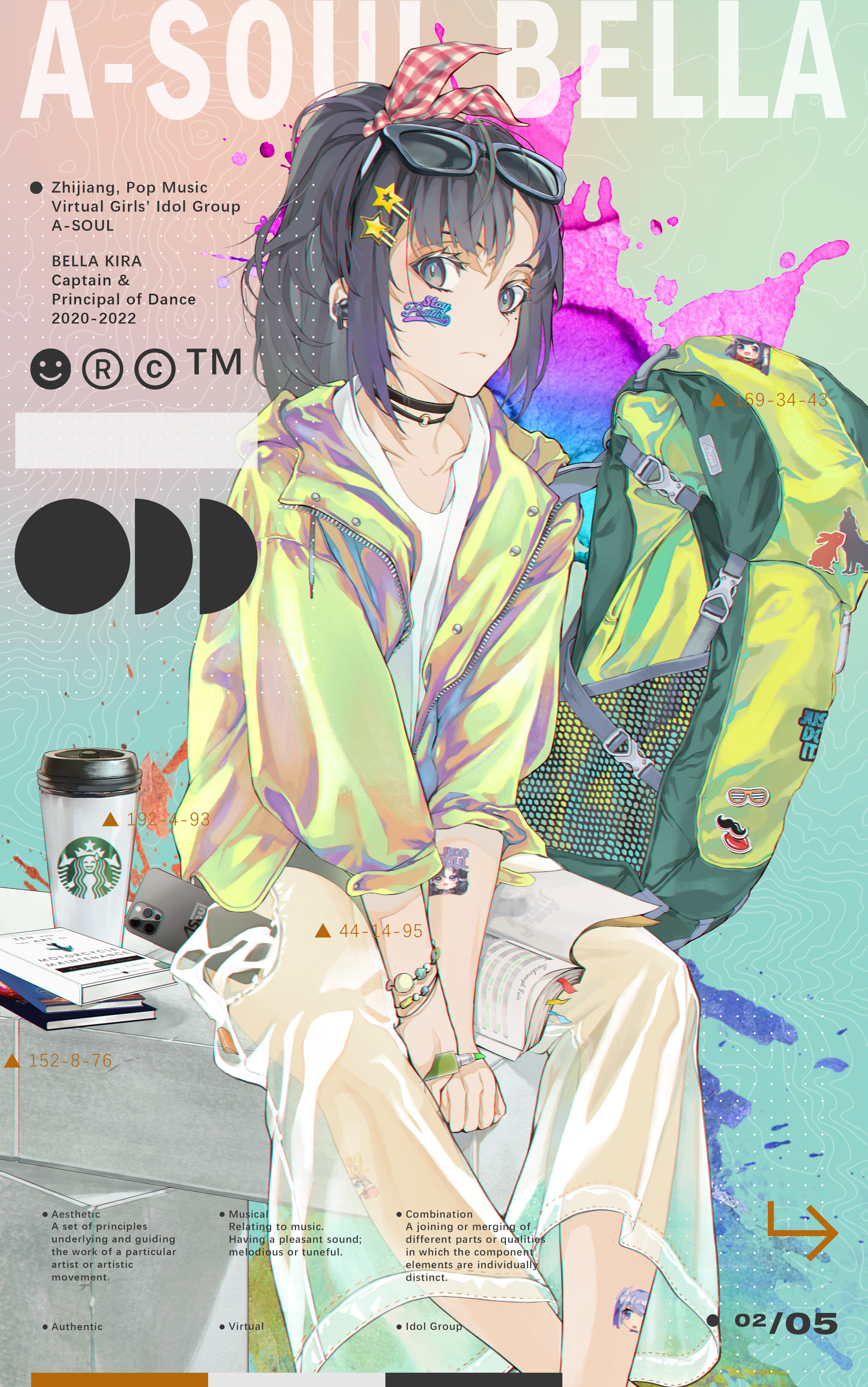 Bella Kira A-SOUL Virtual Idol HD Phone Wallpaper