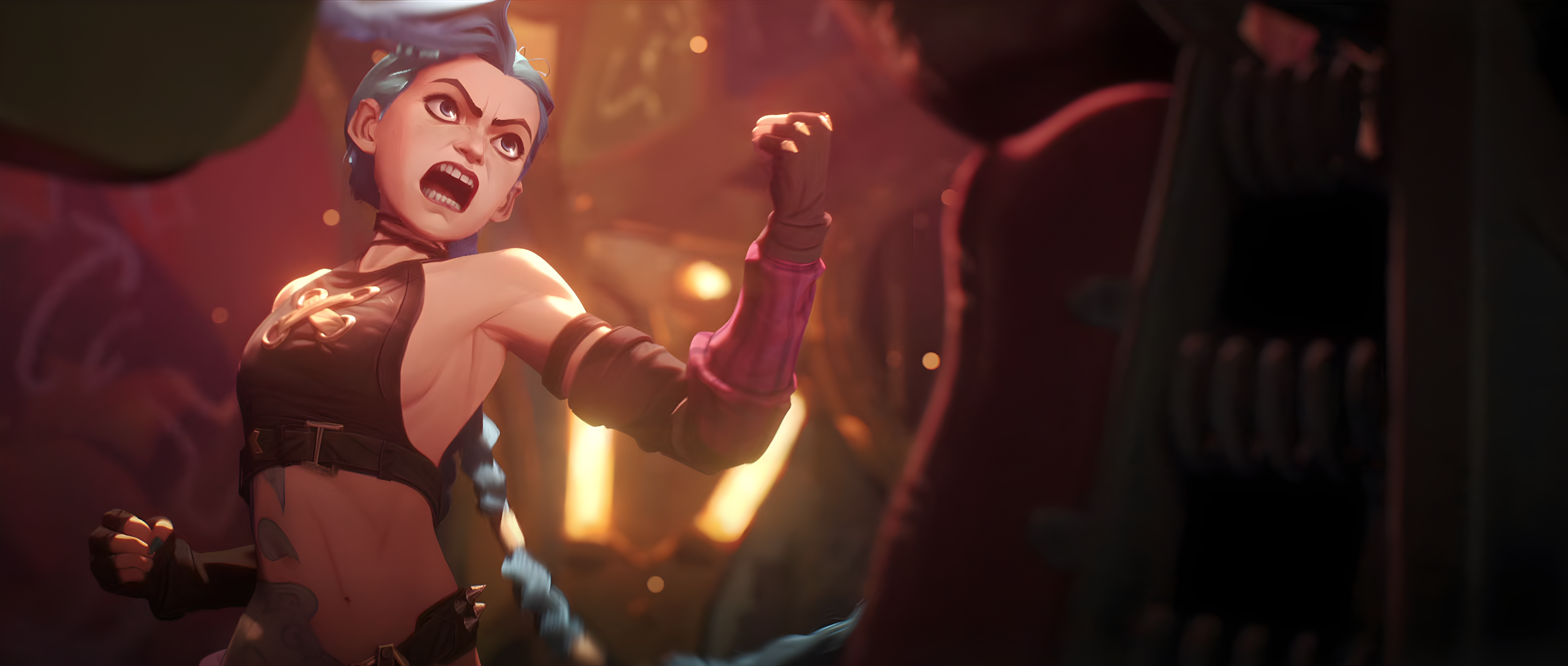 4K Jinx from Arcane HD Wallpaper