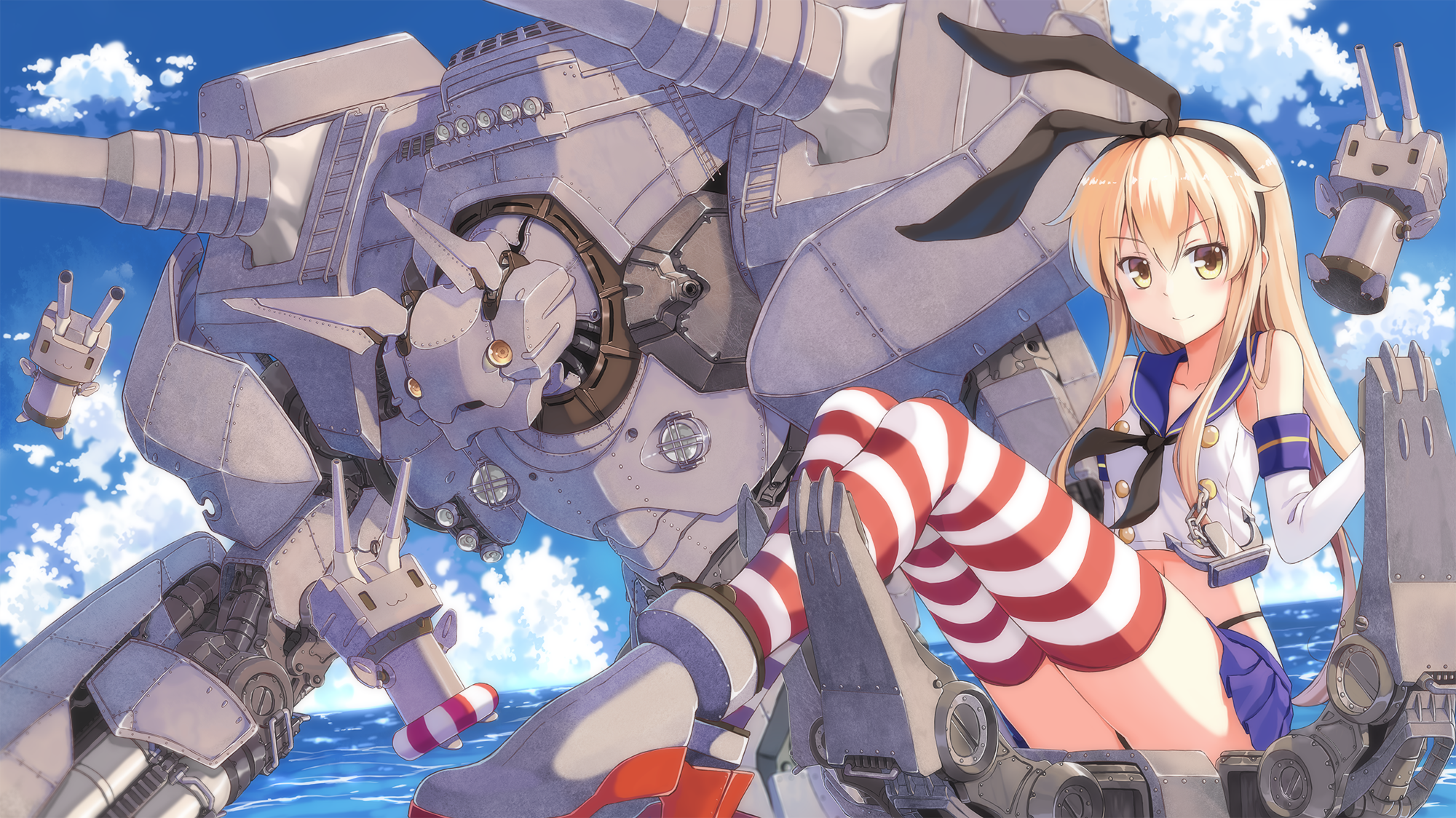 Kantai Collection: Shimakaze with Rensouhou-chan HD Wallpaper