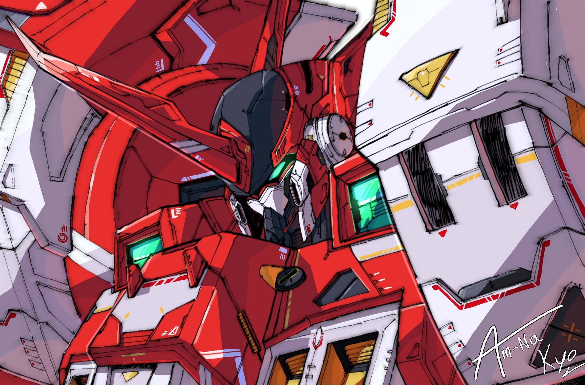 Alteisen from Super Robot Taisen Fan Art HD Wallpaper
