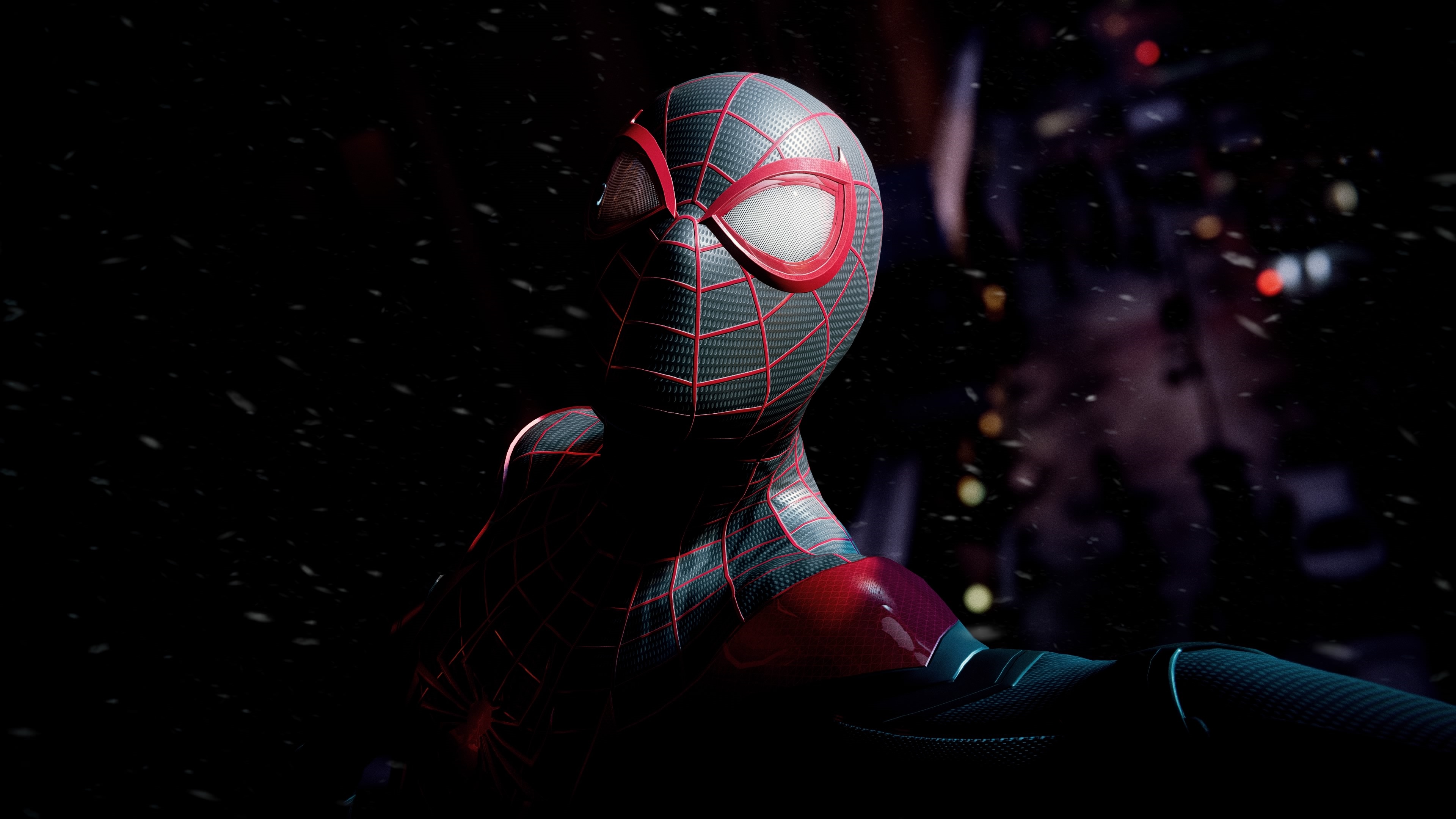 4K Miles Morales Spider-Man Costume HD Wallpaper
