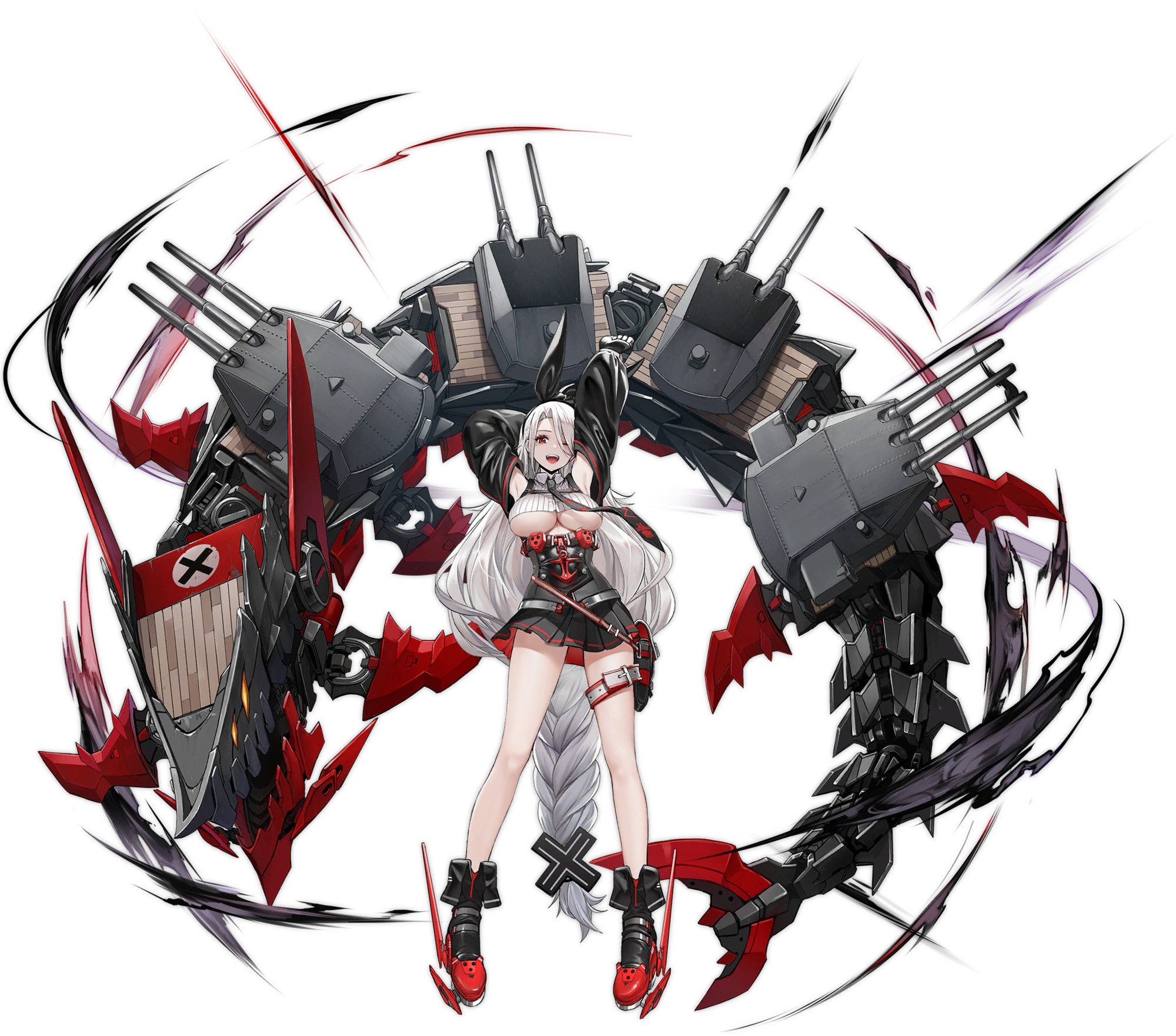 Azur Lane Prinz Heinrich with mechanical rigging HD Wallpaper