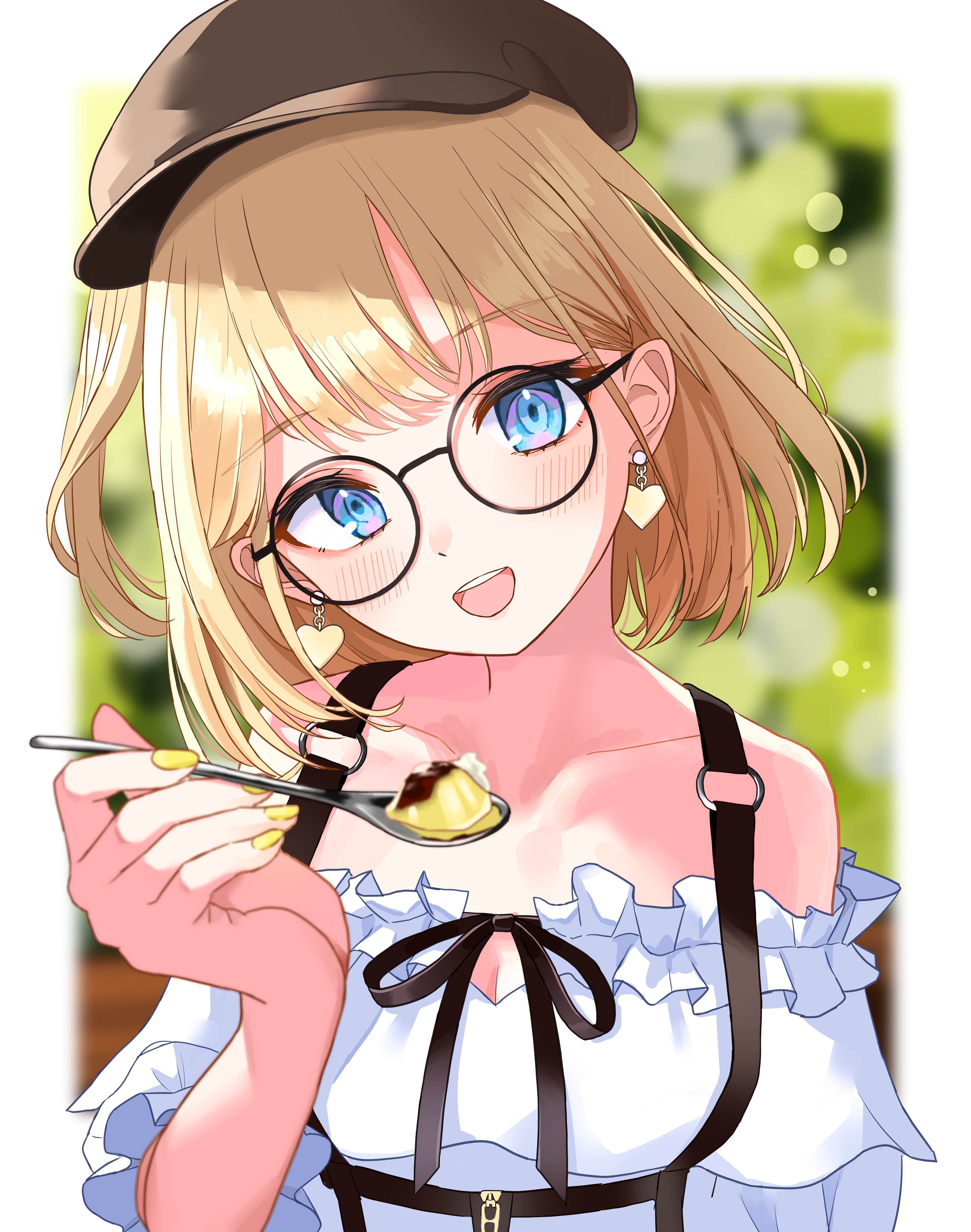Watson Amelia eating pudding HD Phone Wallpaper