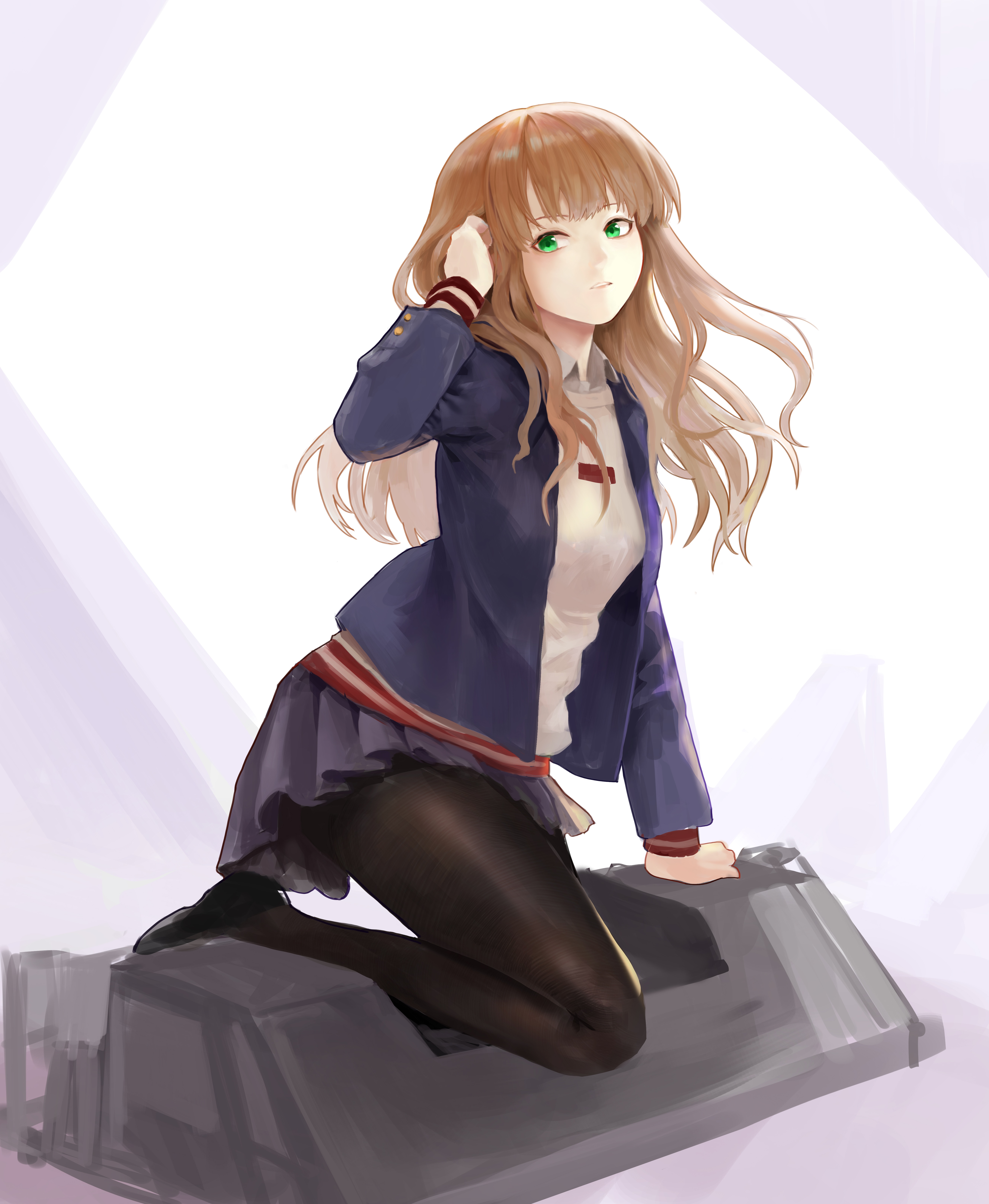 Minami Yume from SSSS.Dynazenon in school uniform HD Phone Wallpaper