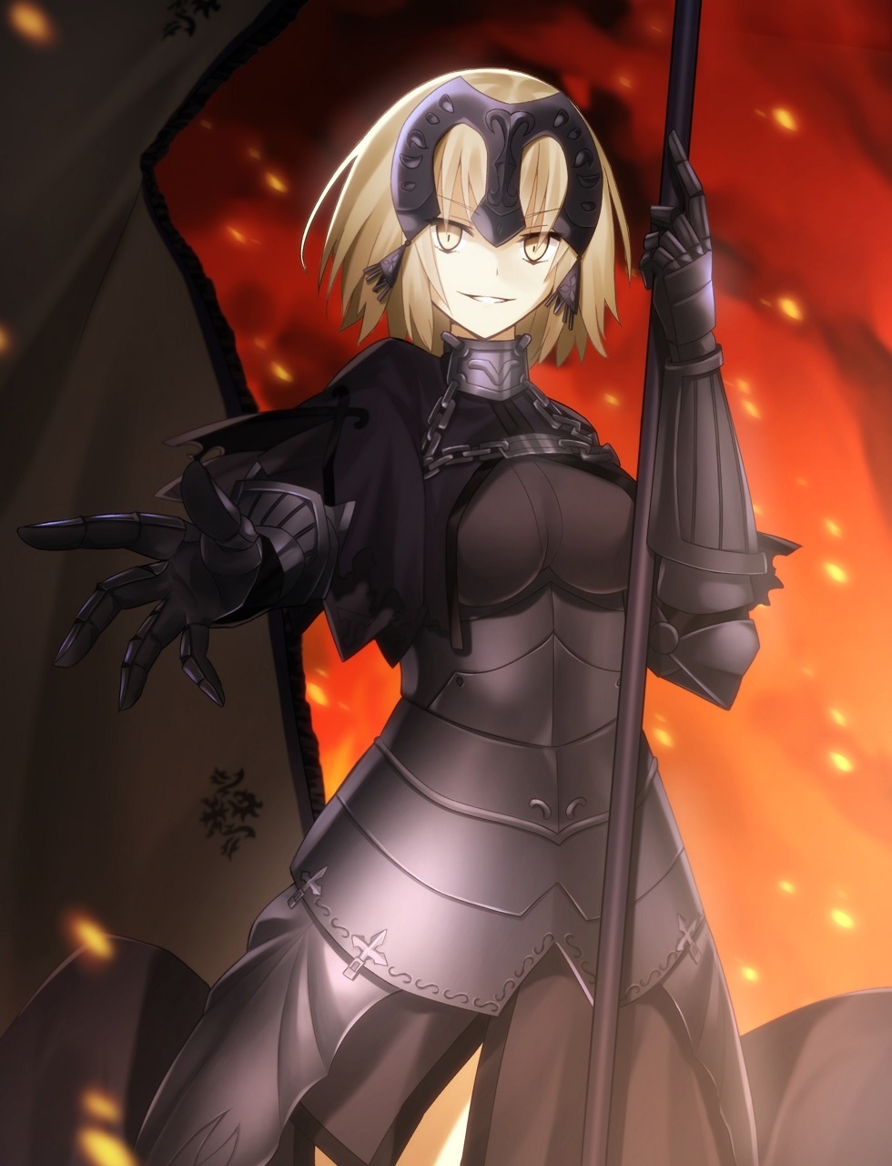 Jeanne d'Arc (Avenger) from Fate/Grand Order HD Phone Wallpaper