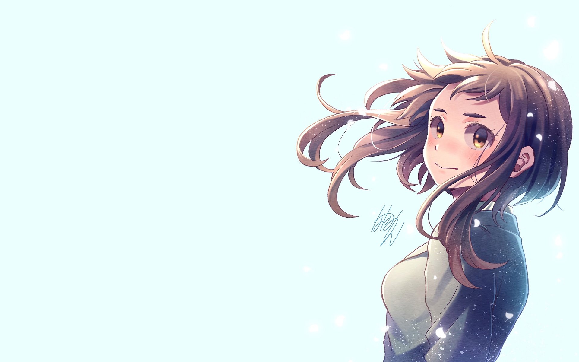 Uraraka Ochako from Boku no Hero Academia smiling HD Wallpaper