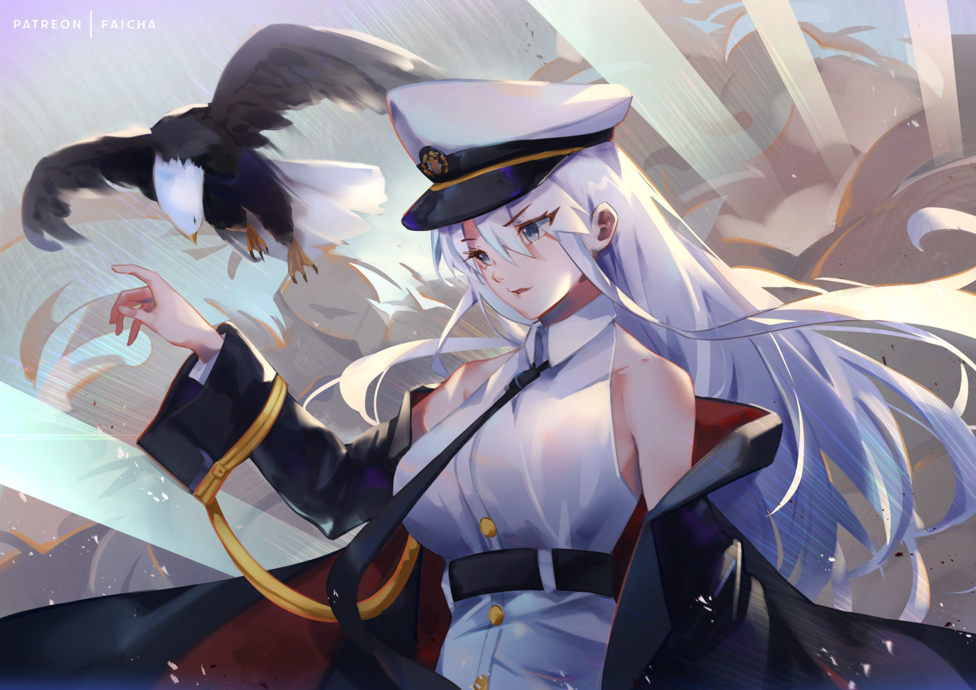 Enterprise and Eagle from Azur Lane fan art HD Wallpaper