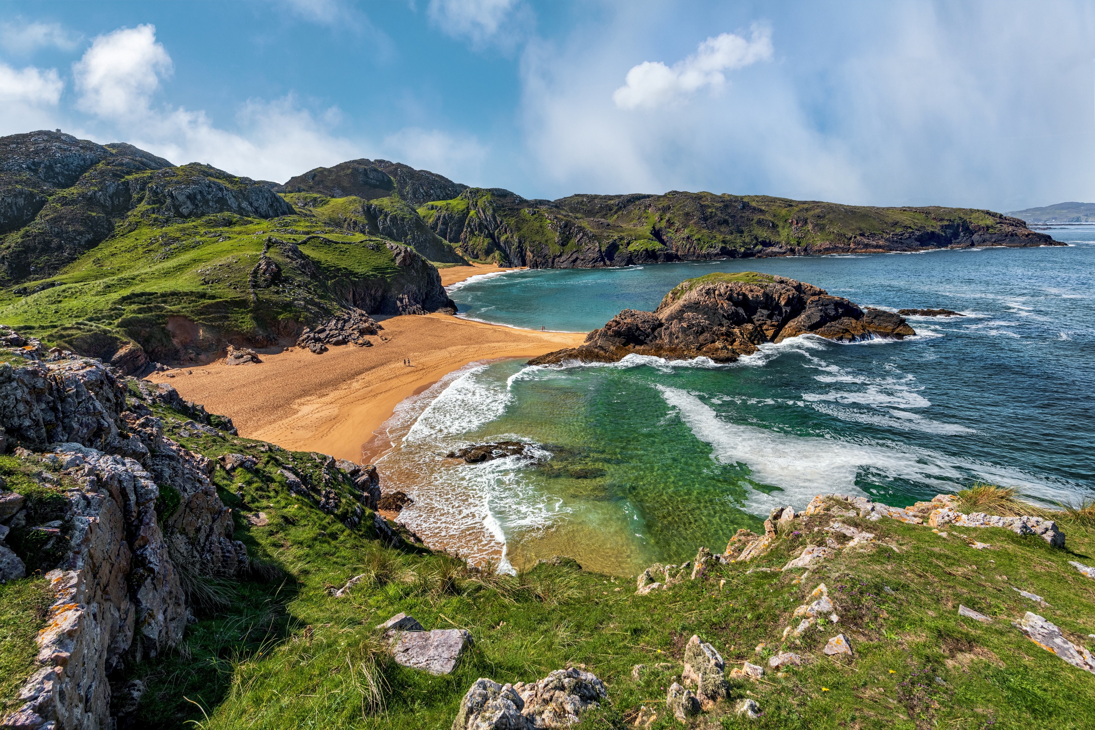 Murder Hole Beach, Donegal, Ireland Landscape HD Wallpaper