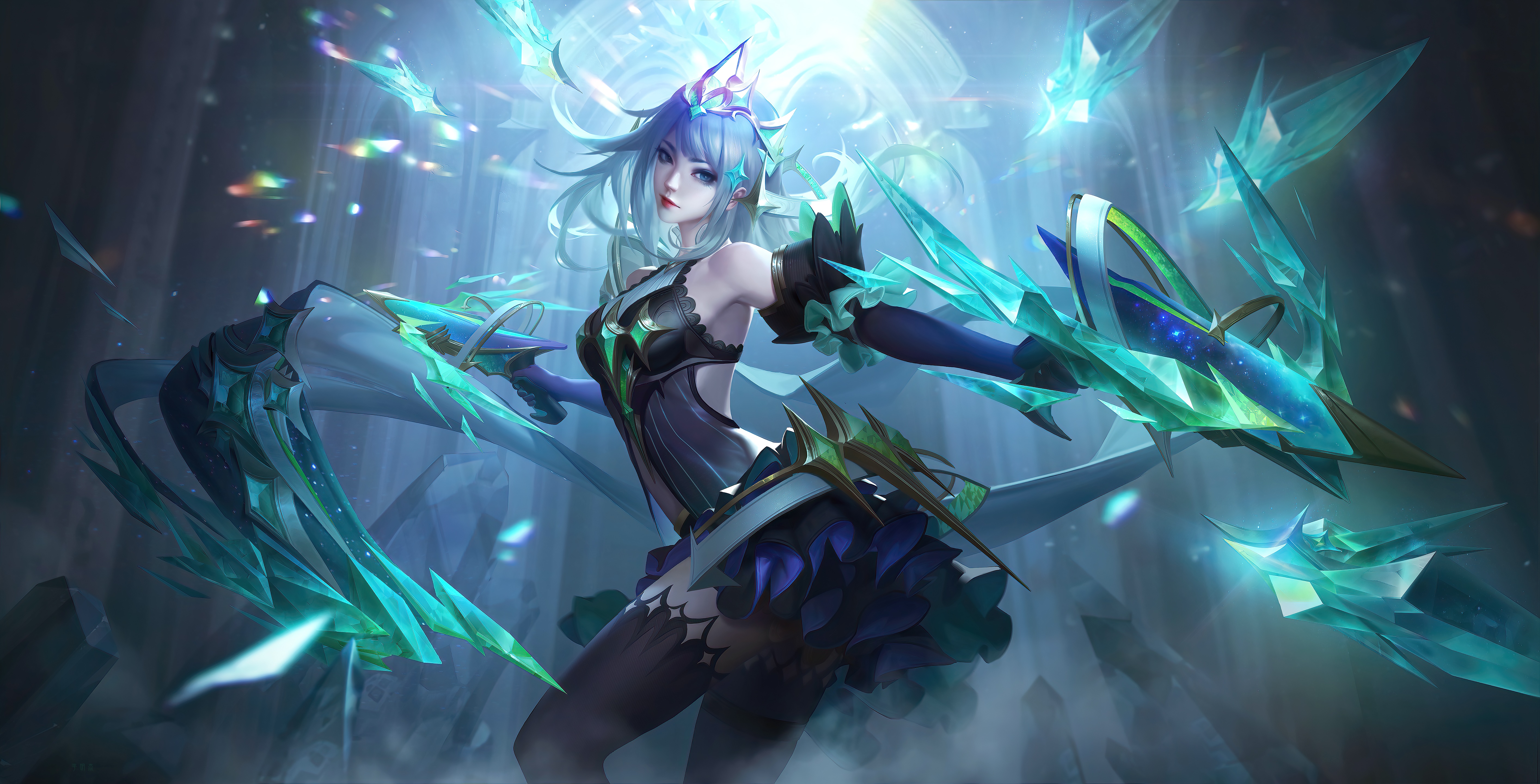 4K Honor of Kings: Crystal Warrior HD Wallpaper