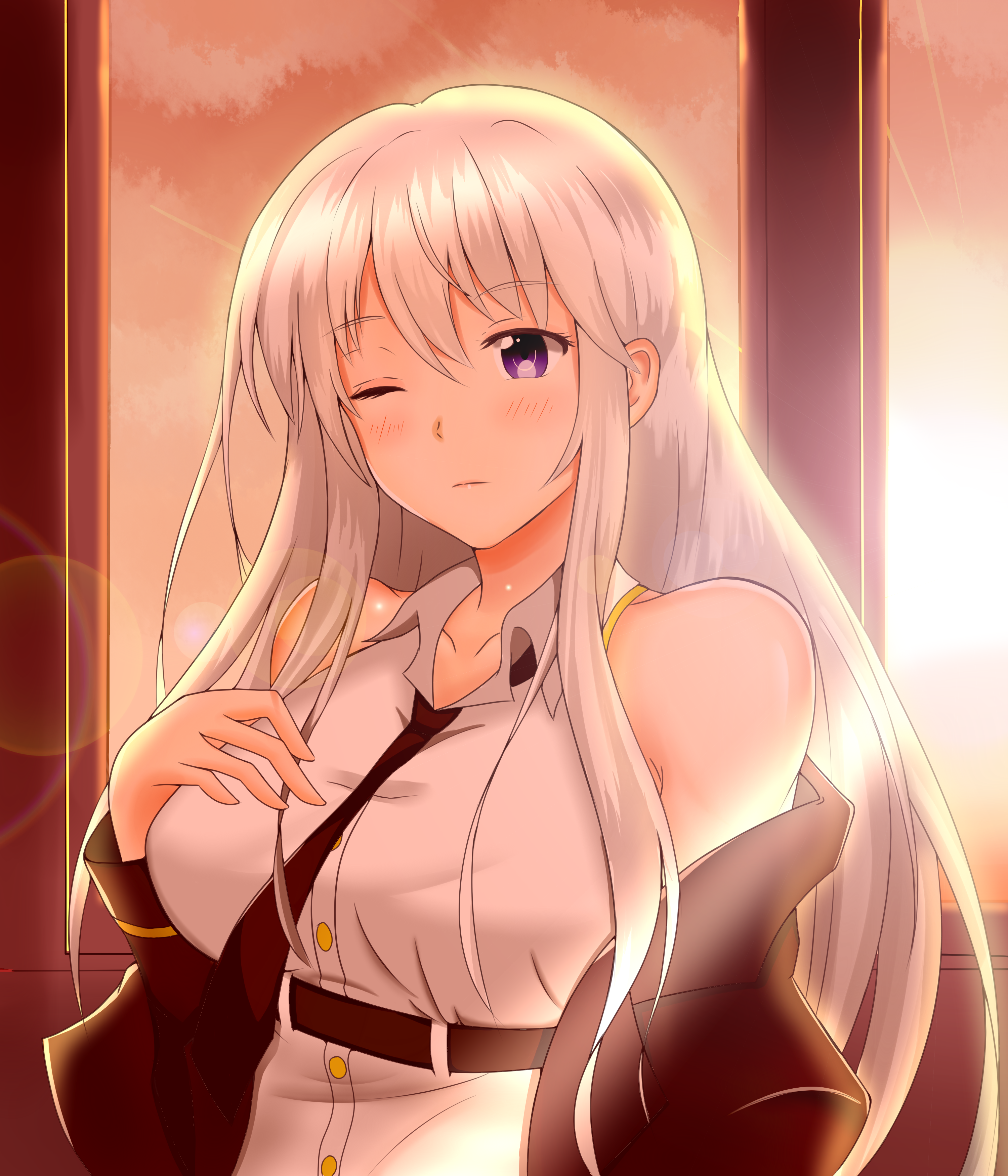 Azur Lane Enterprise fan art HD Phone Wallpaper