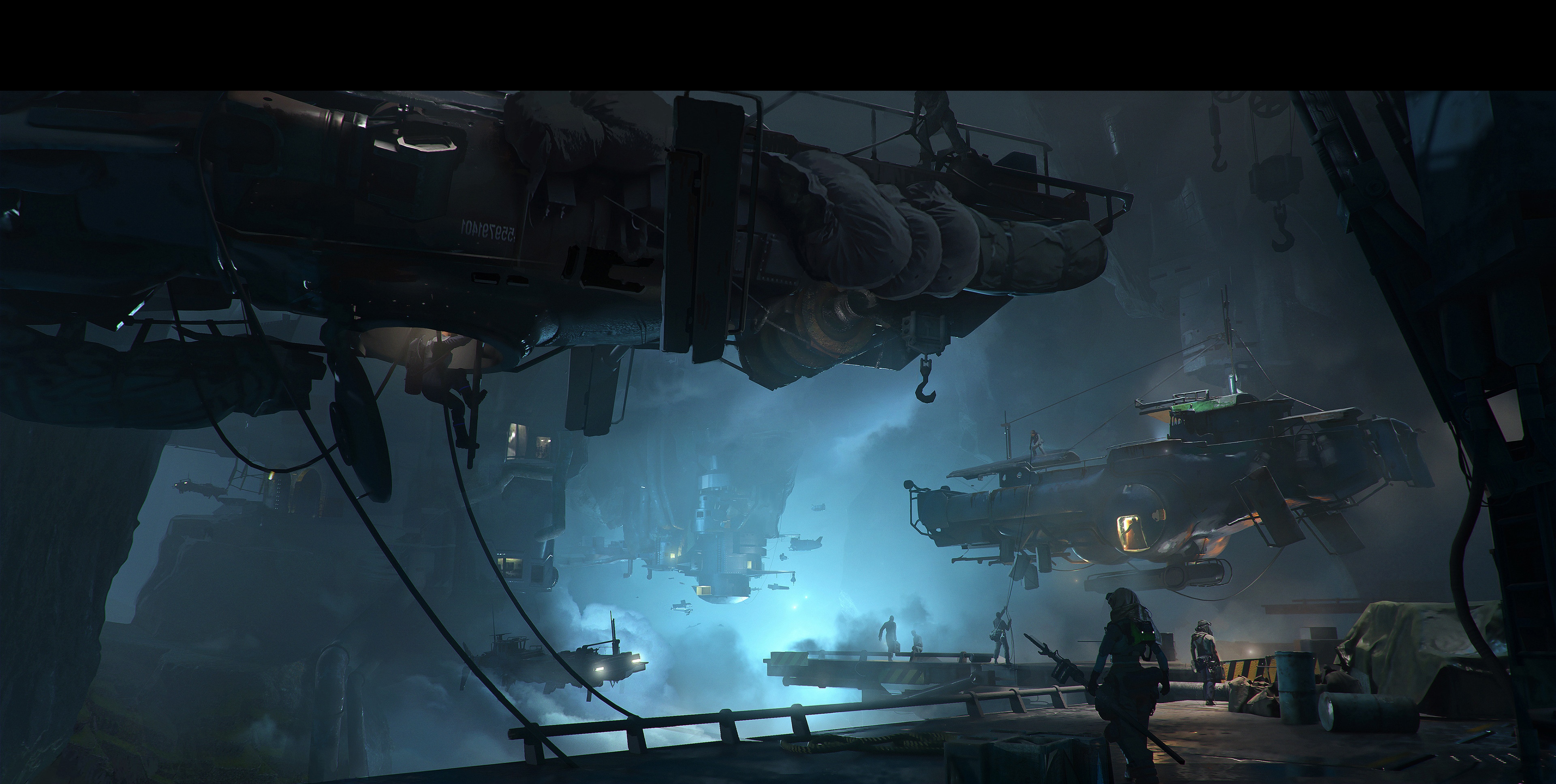 4K Science Fiction Scene by Xiangzhao Xi HD Wallpaper