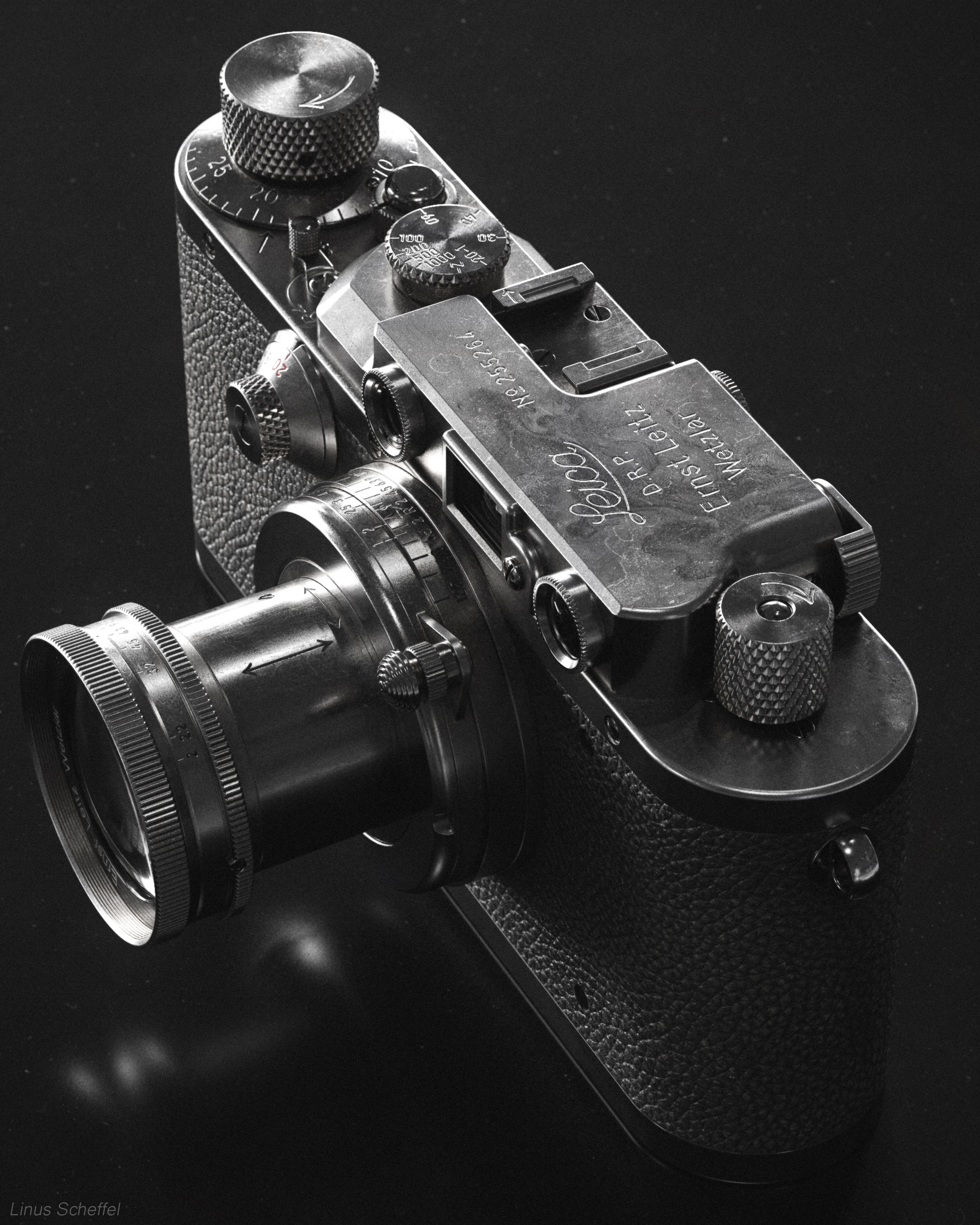 Leica camera with lens by Linus Scheffel HD Phone Wallpaper
