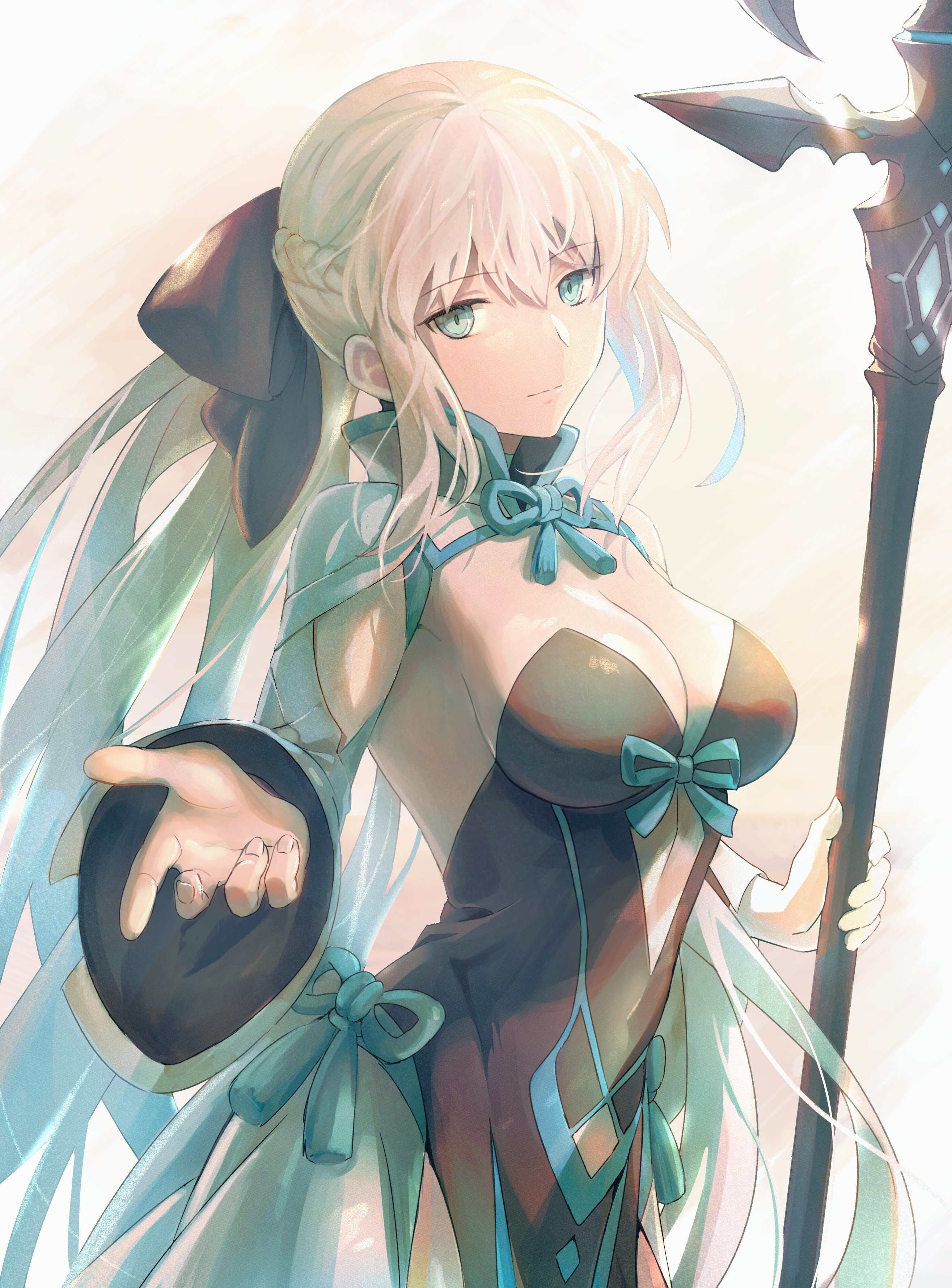 Morgan le Fay from Fate/Grand Order fan art HD Phone Wallpaper