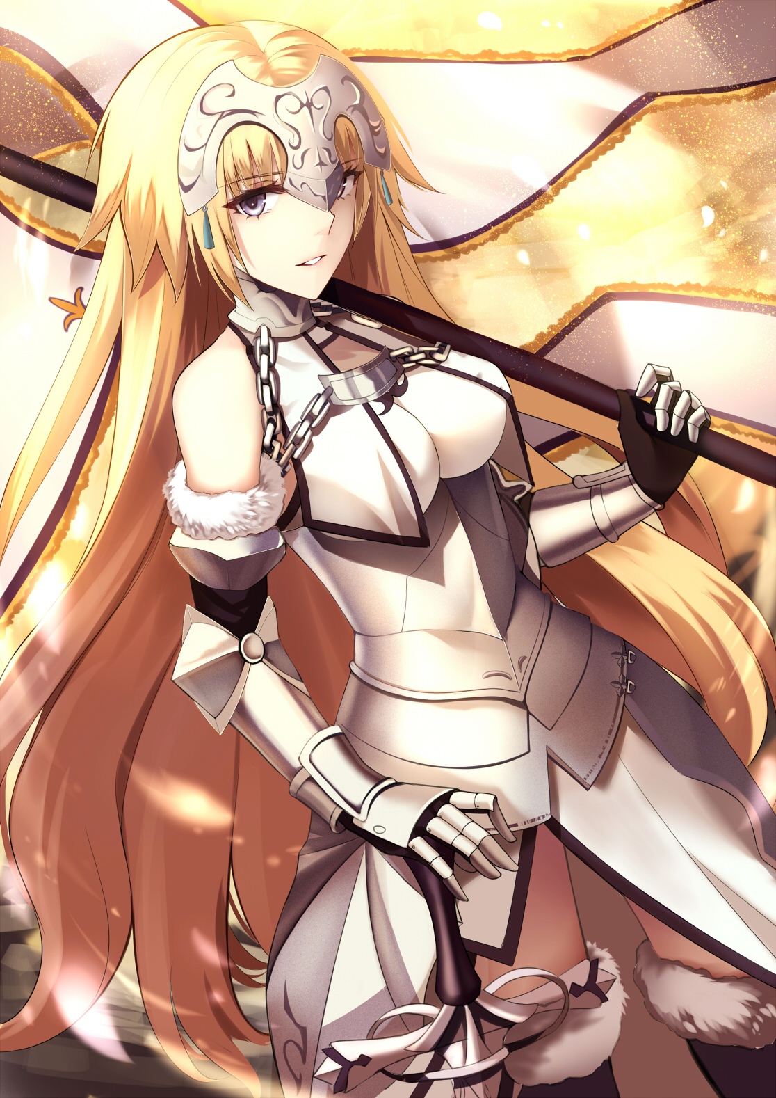 Jeanne d'Arc from Fate/Grand Order fan art HD Phone Wallpaper
