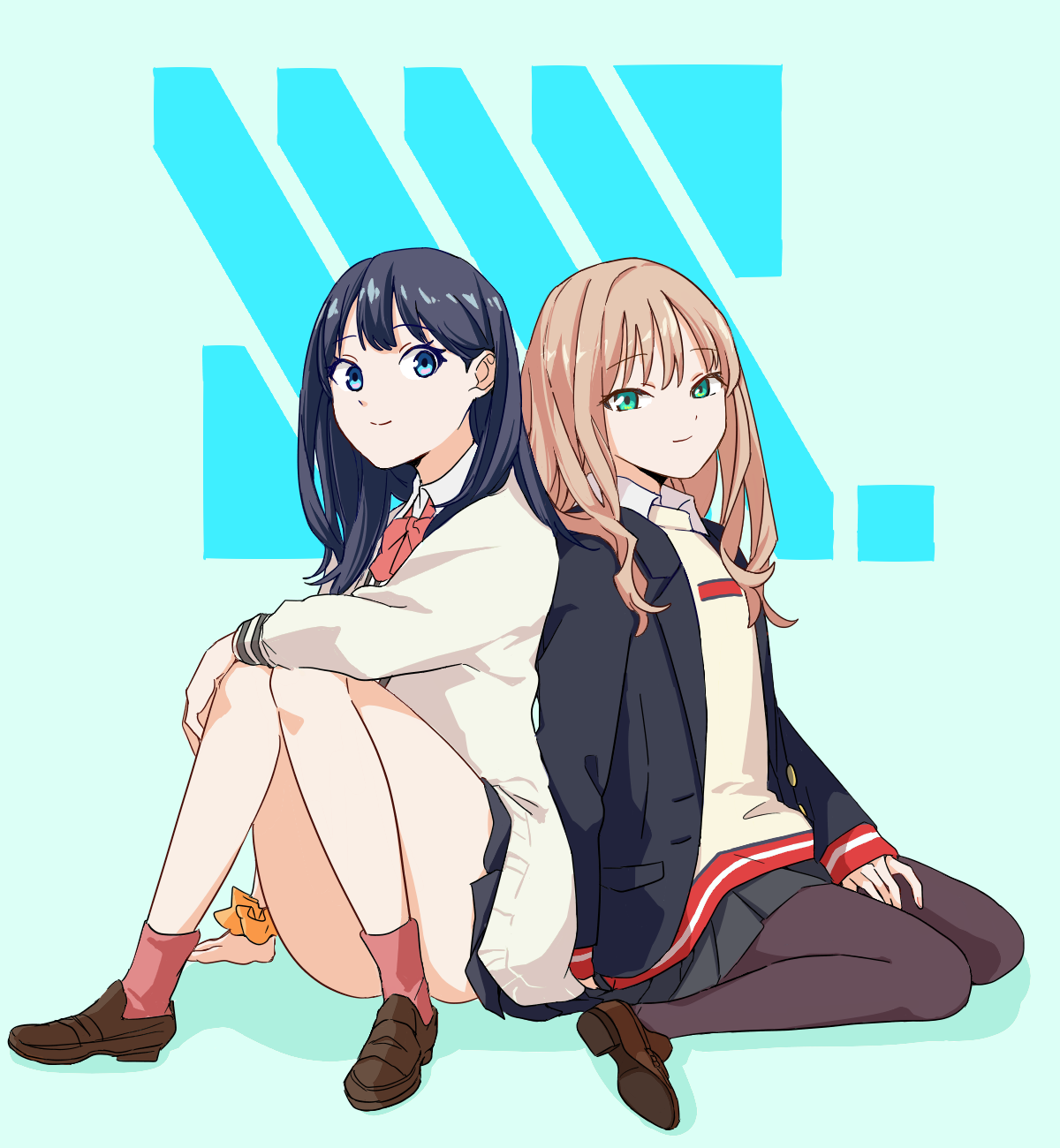 Minami Yume and Takarada Rikka from SSSS.GRIDMAN HD Wallpaper