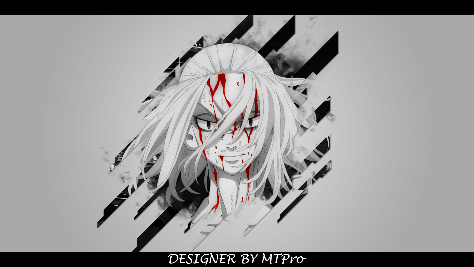 Manjiro Sano with blood splatters HD Wallpaper