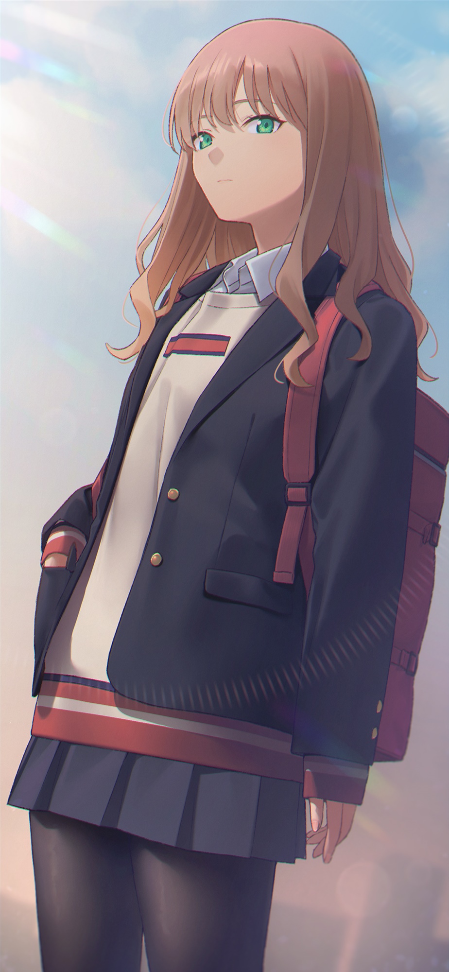 Minami Yume from SSSS.Dynazenon in school uniform HD Phone Wallpaper