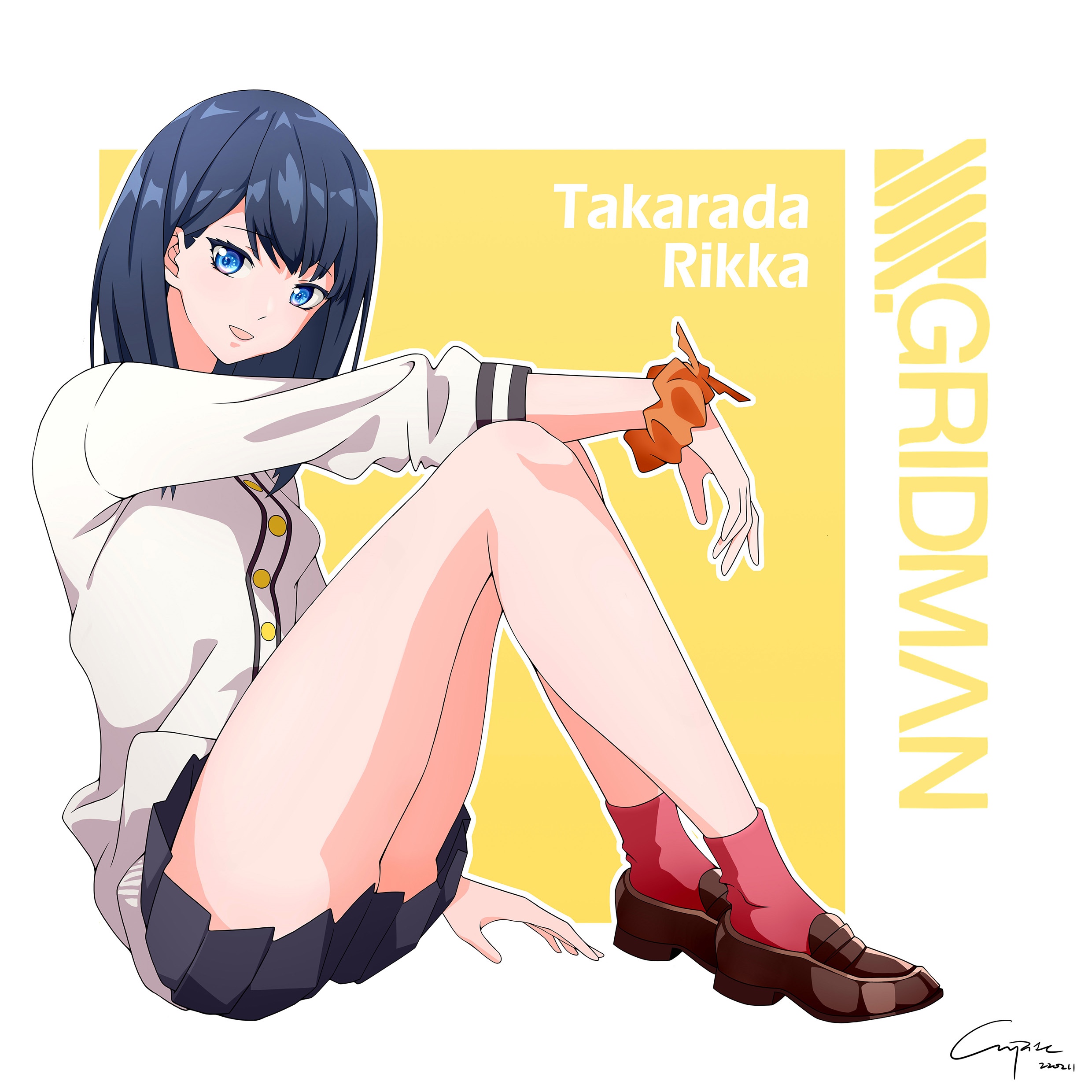 Takarada Rikka from SSSS.GRIDMAN HD Wallpaper