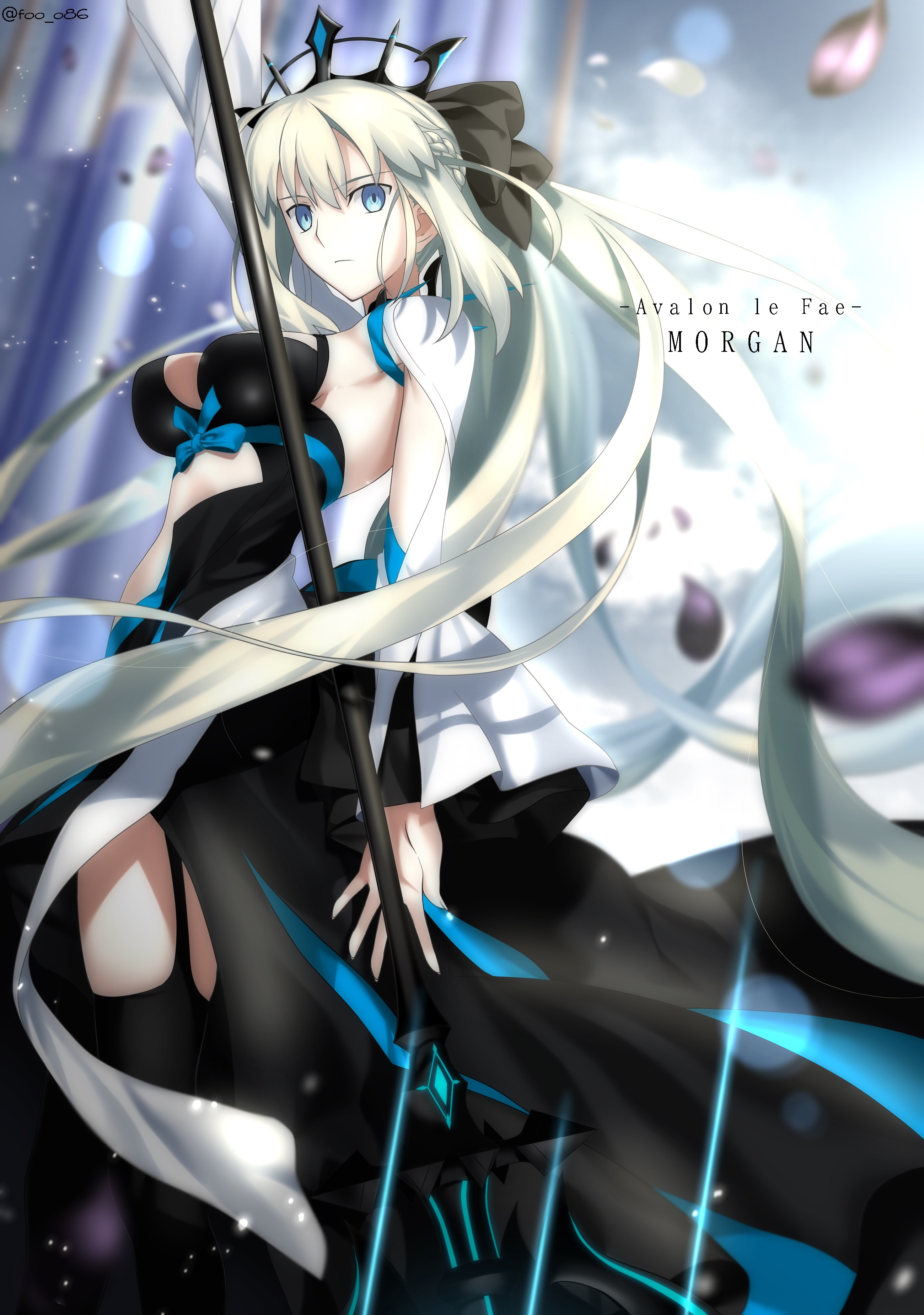 Morgan le Fay from Fate/Grand Order HD Phone Wallpaper