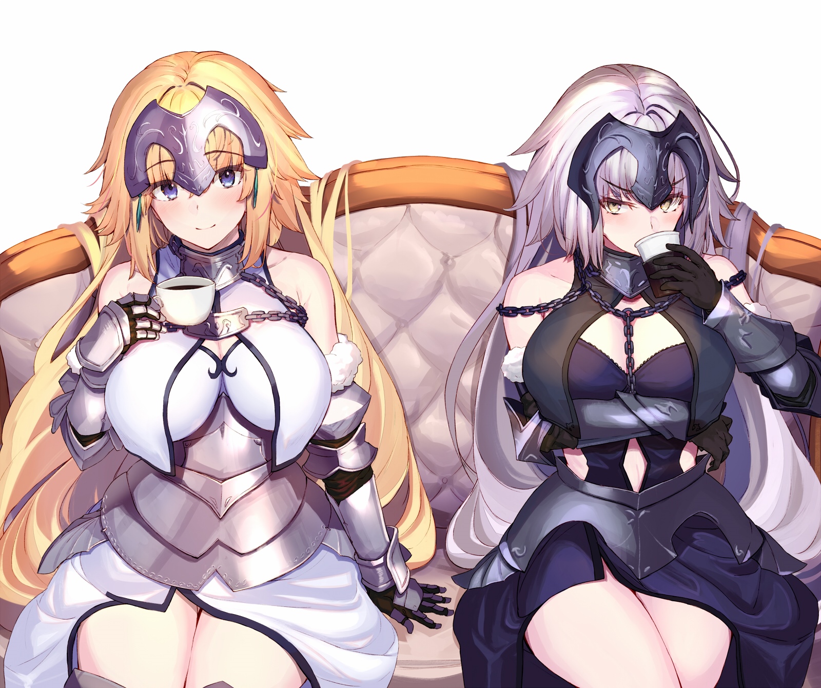 Jeanne d'Arc and Jeanne Alter from Fate series HD Wallpaper