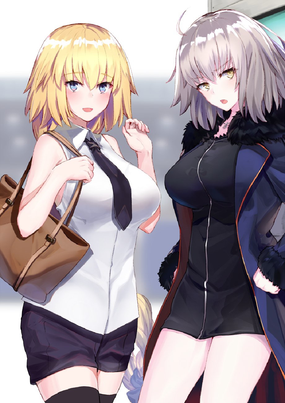 Jeanne d'Arc and Jeanne Alter from Fate series HD Phone Wallpaper