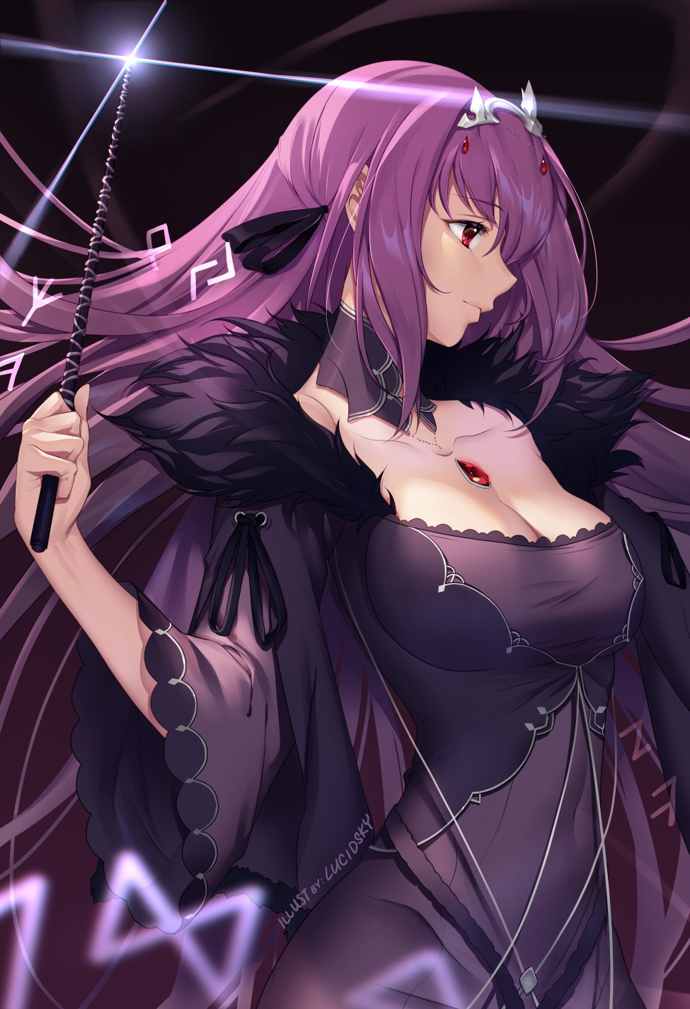 Scathach Skadi from Fate/Grand Order HD Phone Wallpaper