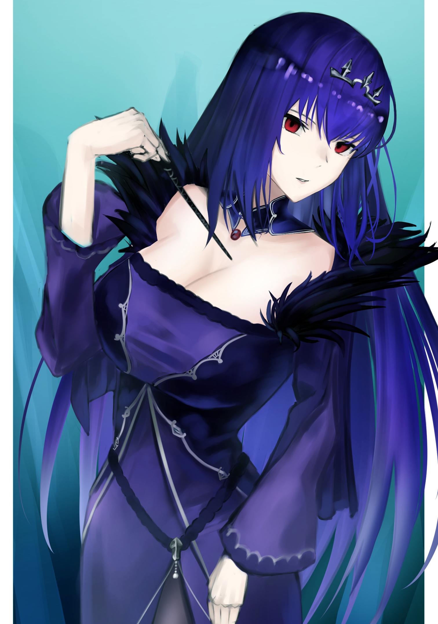 Scathach Skadi from Fate/Grand Order HD Phone Wallpaper