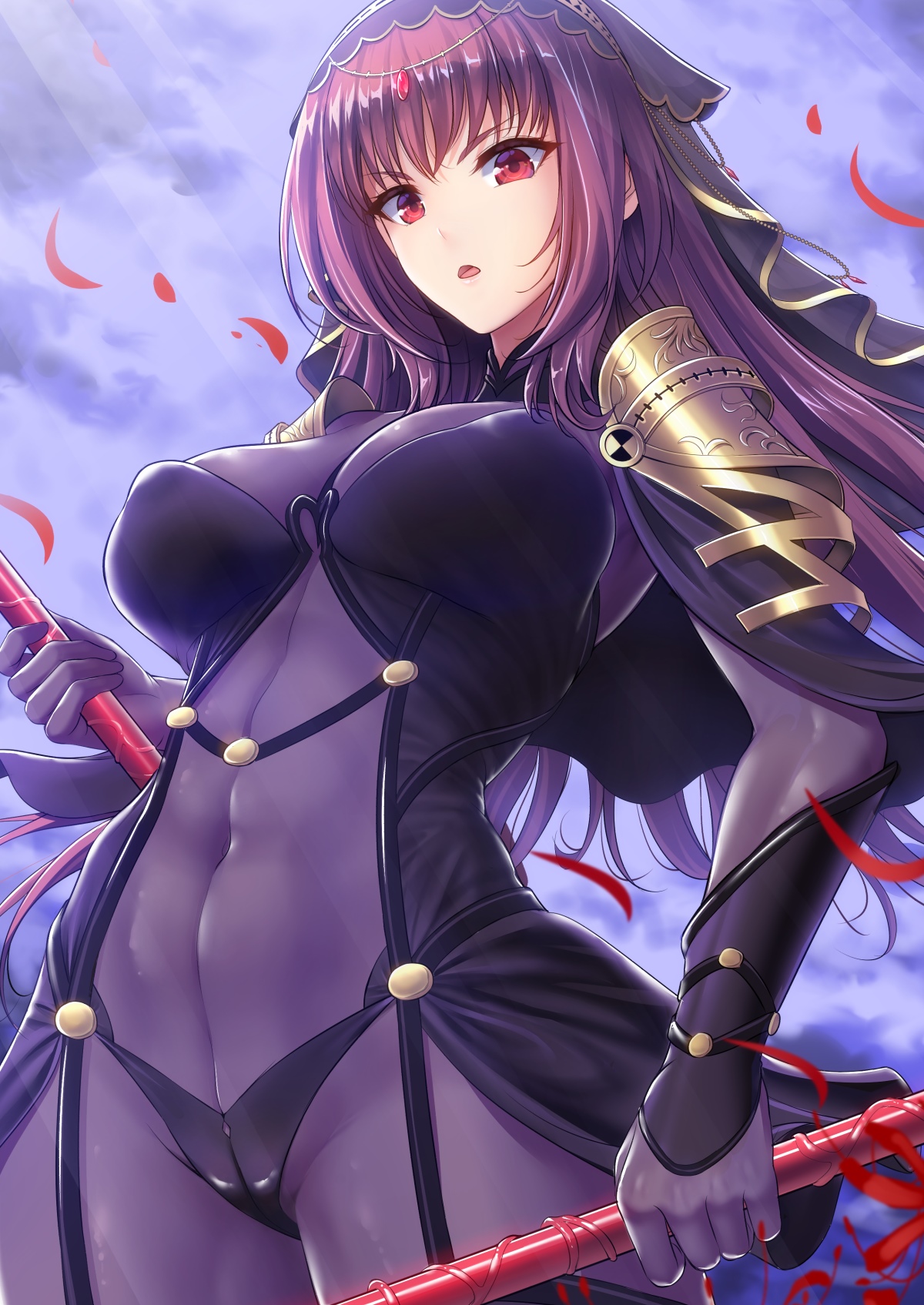 Scathach from Fate/Grand Order HD Phone Wallpaper