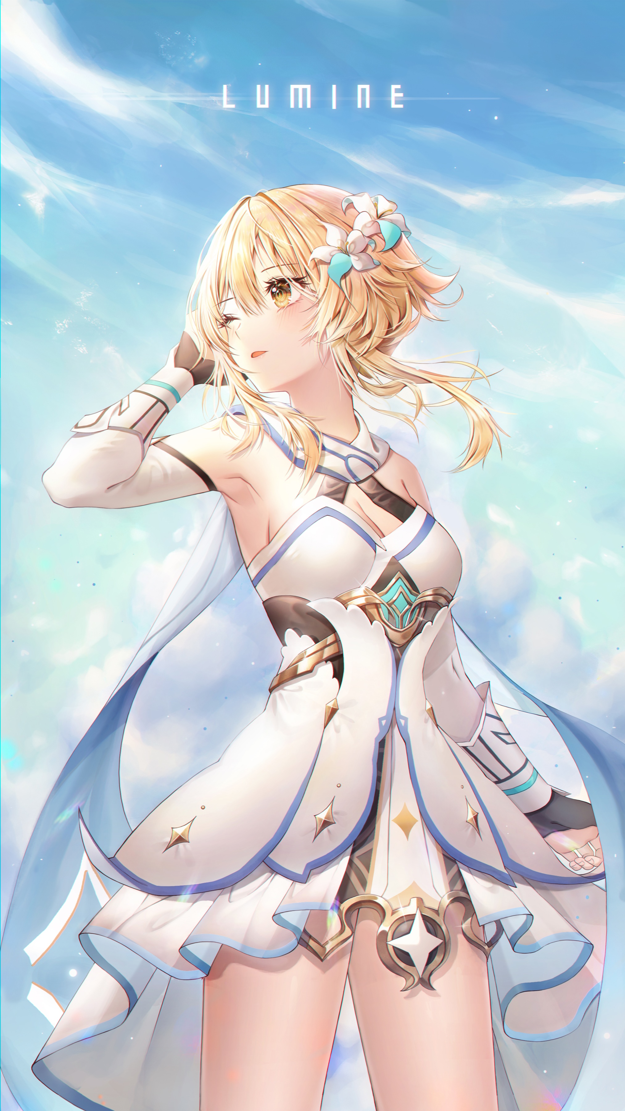 Lumine from Genshin Impact HD Phone Wallpaper