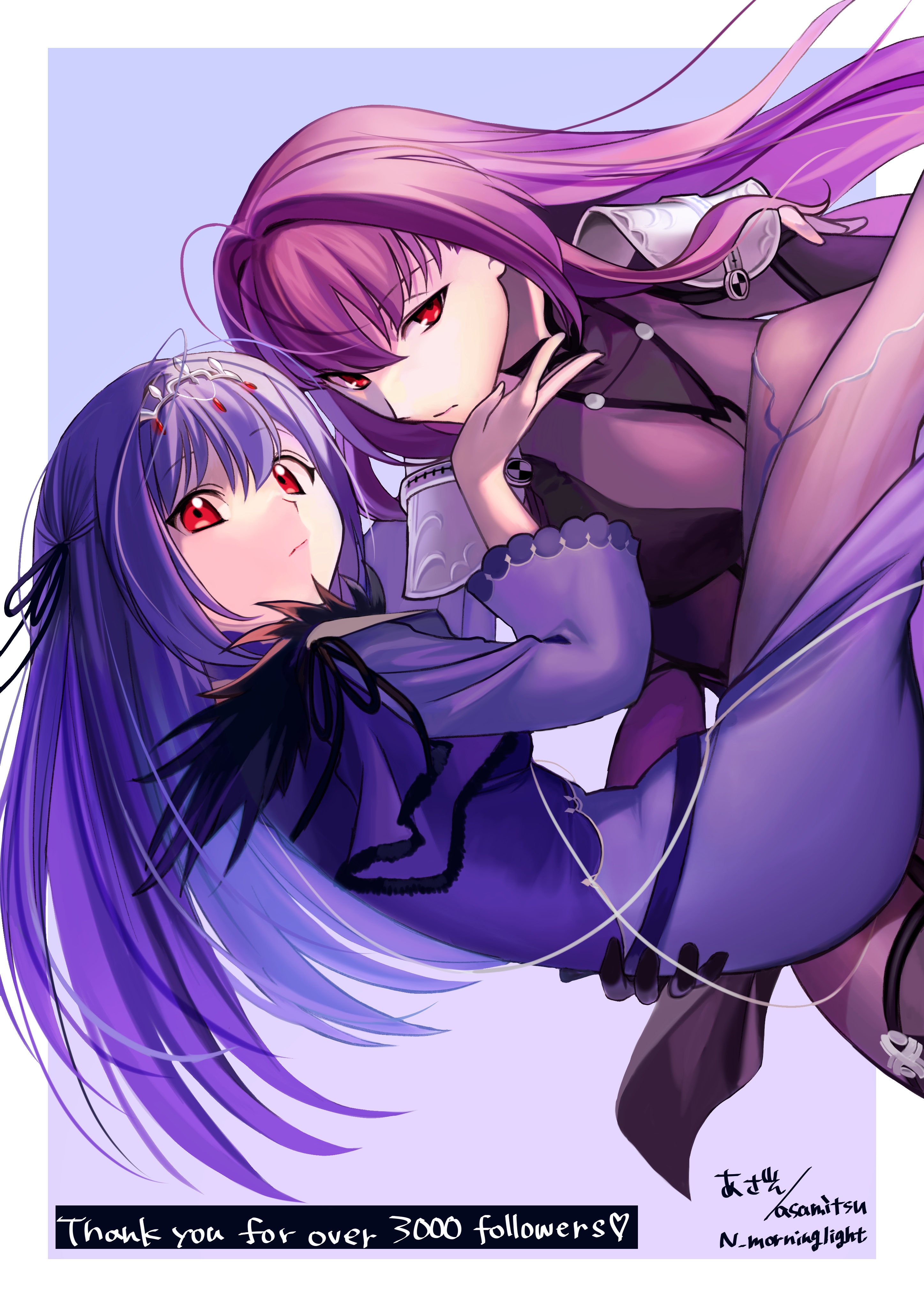 Scathach and Skadi from Fate/Grand Order HD Phone Wallpaper